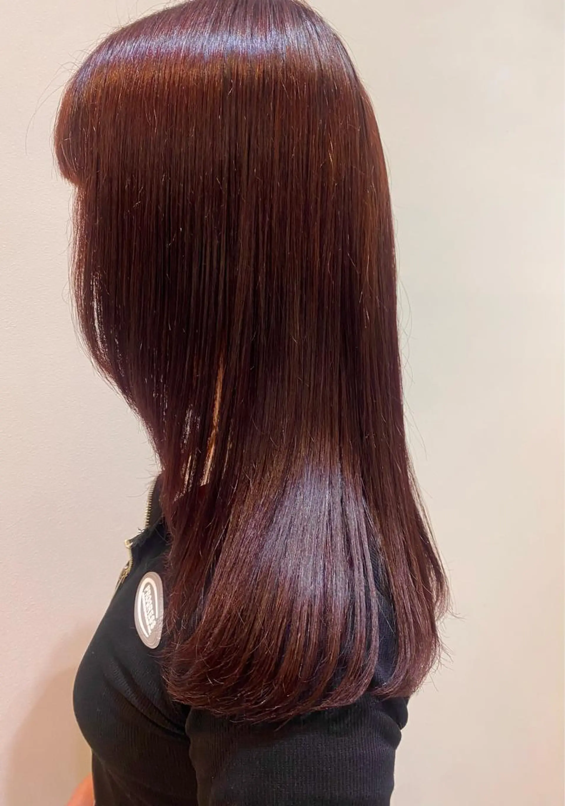 ロング パーマ 顔まわりレイヤー 韓国風ヘア レイヤーカット 縮毛矯正 ウルフカット カット ヘアカラー トリートメント ♡オシャ髪♡AI ✂️newi町田のヘアスタイル