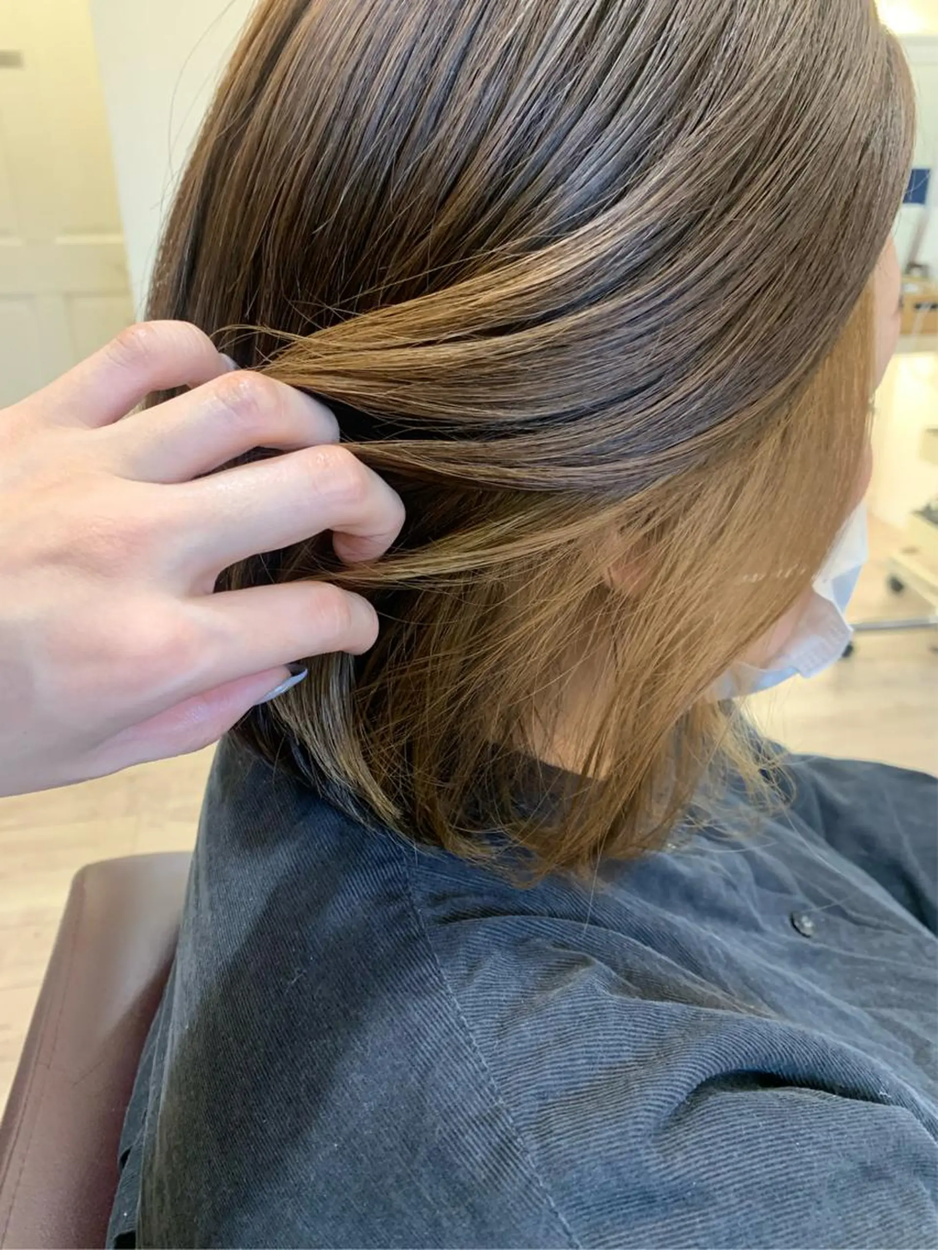 ミディアム カラー 🌷Amano🌷 trove富沢のヘアスタイル