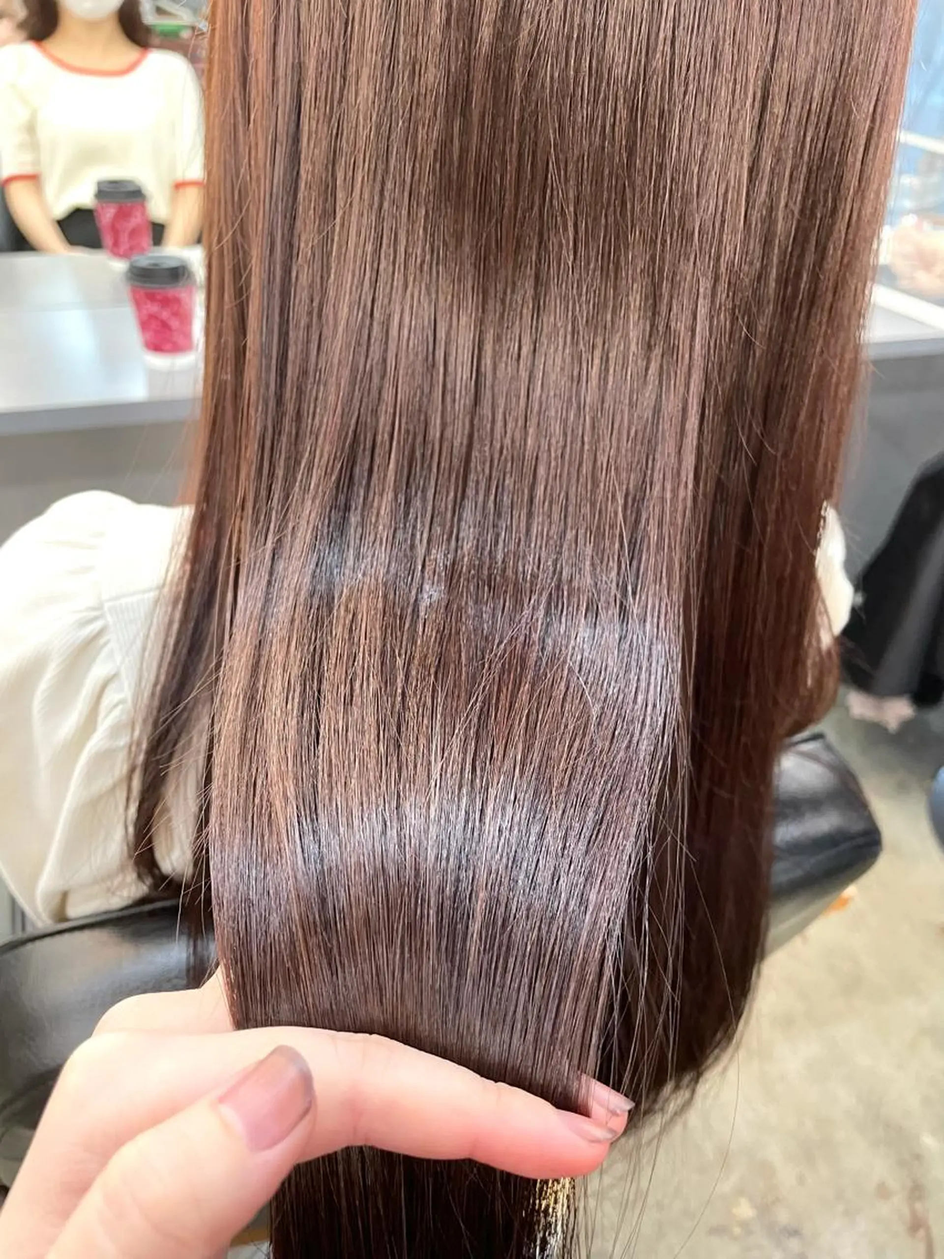 ロング 🤍韓国ヘア🇰🇷 タバタサオリ🤍のヘアスタイル