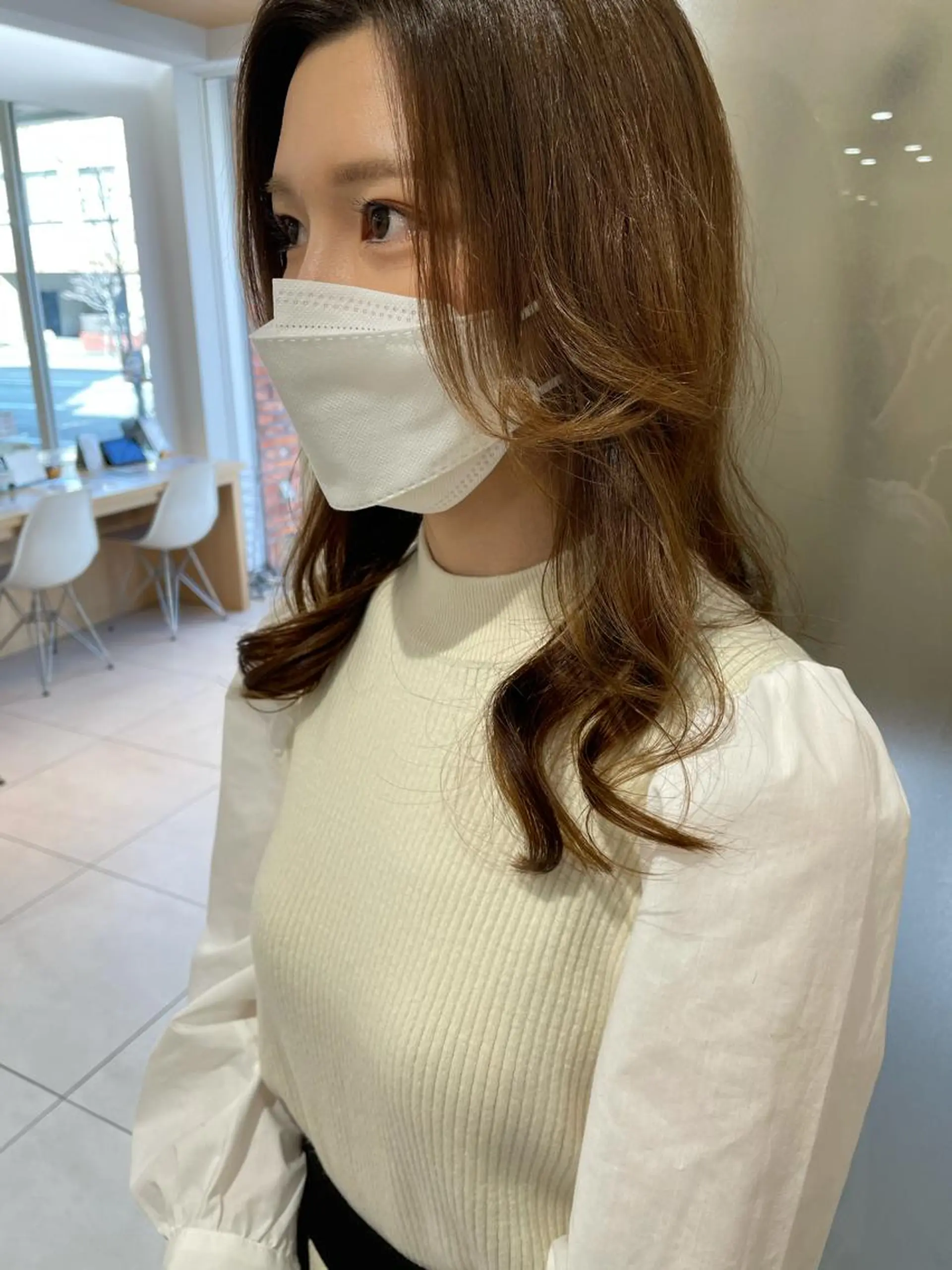 ロング 最新韓国本場ヘア 🇰🇷榎本明日香のヘアスタイル