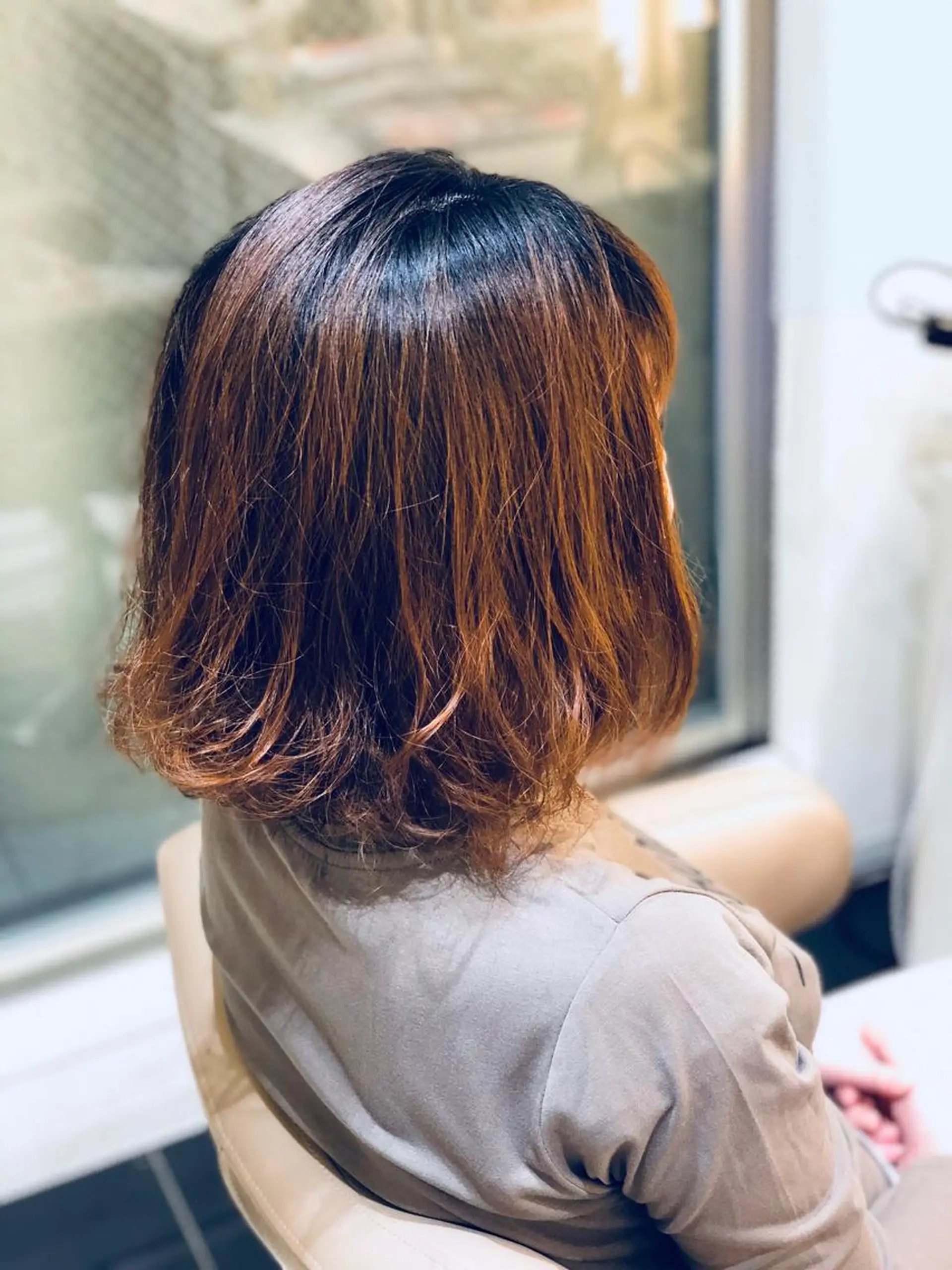 ミディアム パーマ ミディアムパーマ デジタルパーマ ダメージレス 桧山店長のヘアスタイル