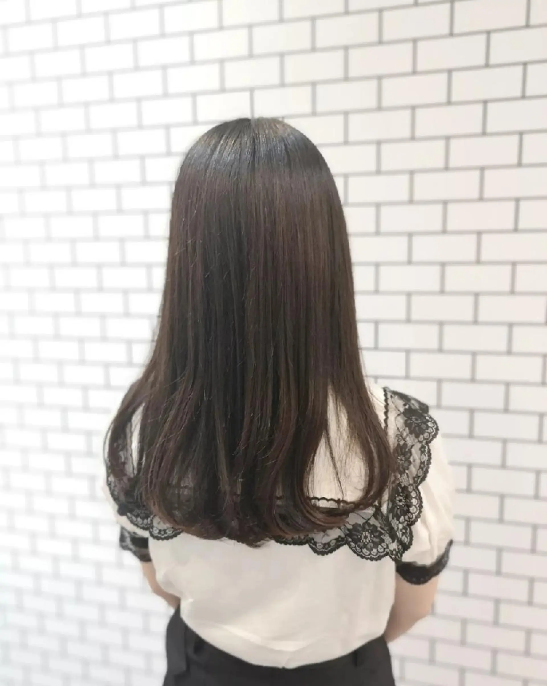 セミロング カラー カット トリートメント 艶髪×美髪✨ newi八王子のヘアスタイル