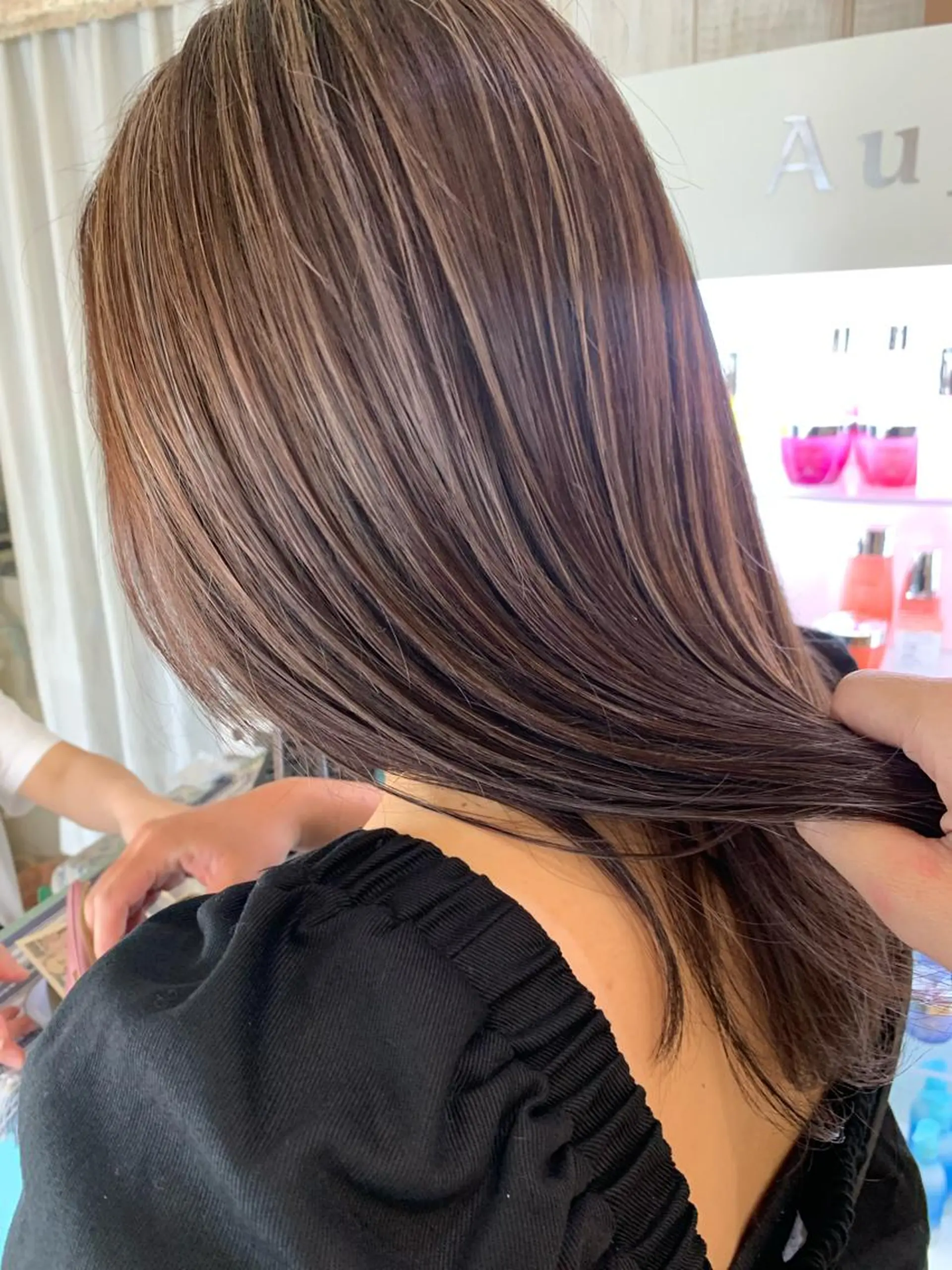 ロング 宮下 敦のヘアスタイル