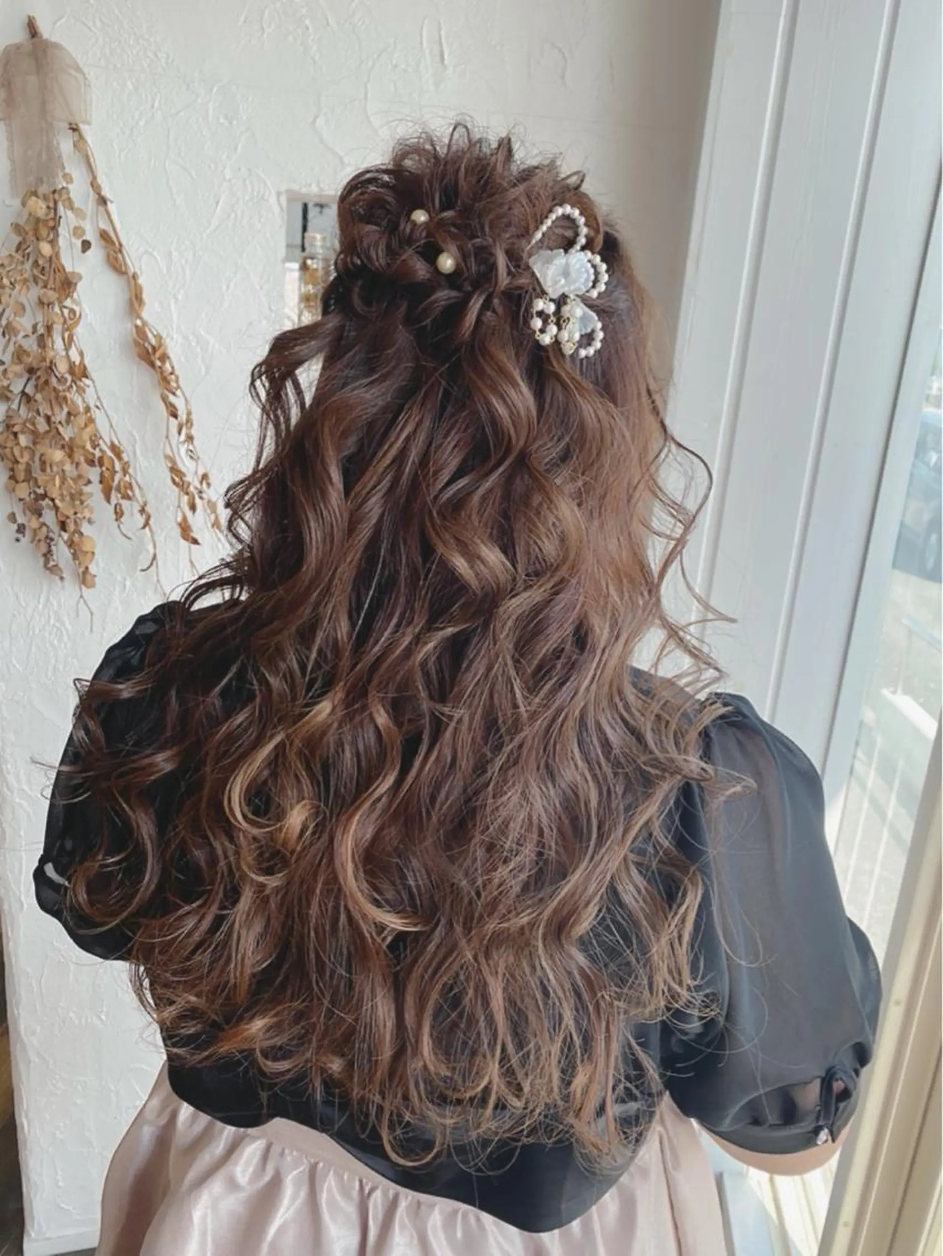 ロング ヘアアレンジ 美容室 ソンリエのヘアスタイル