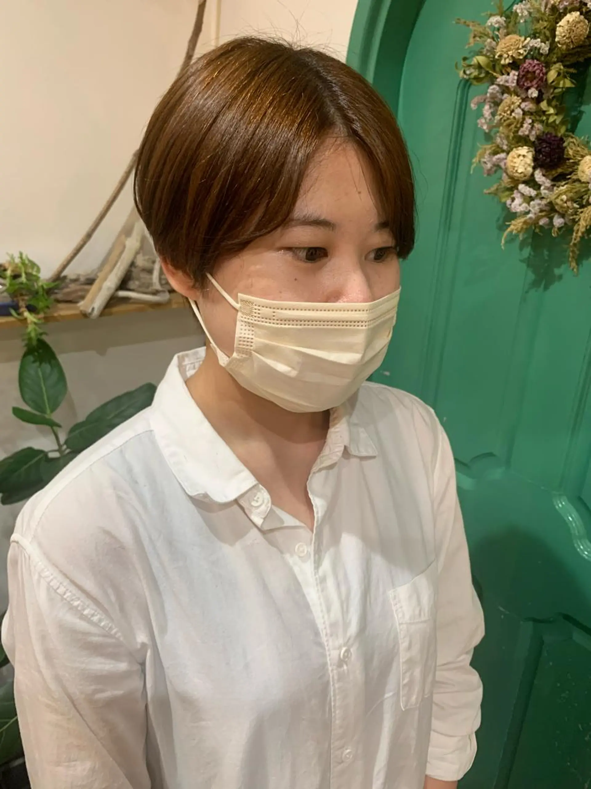 ショート カラー ショートヘア カット ヘアカラー 佐藤 美咲のヘアスタイル