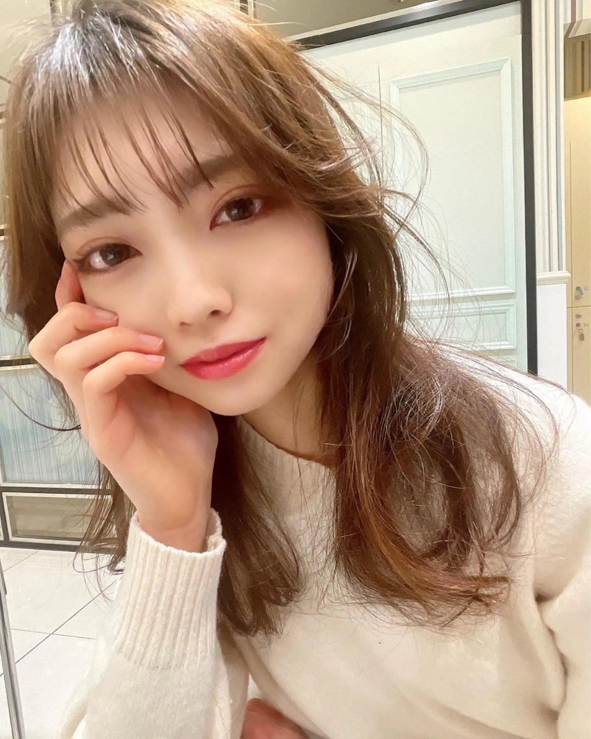 セミロング カット ヘアカラー トリートメント 💗ブリーチなし 垢抜け💗徳井はやとのヘアスタイル