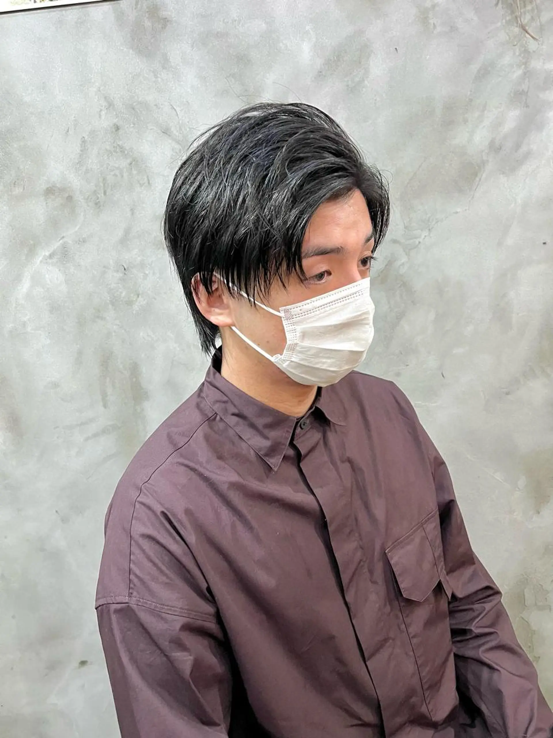 ショート メンズ カット 木村陸弥 似合わせ 透明感カラー🌿のヘアスタイル