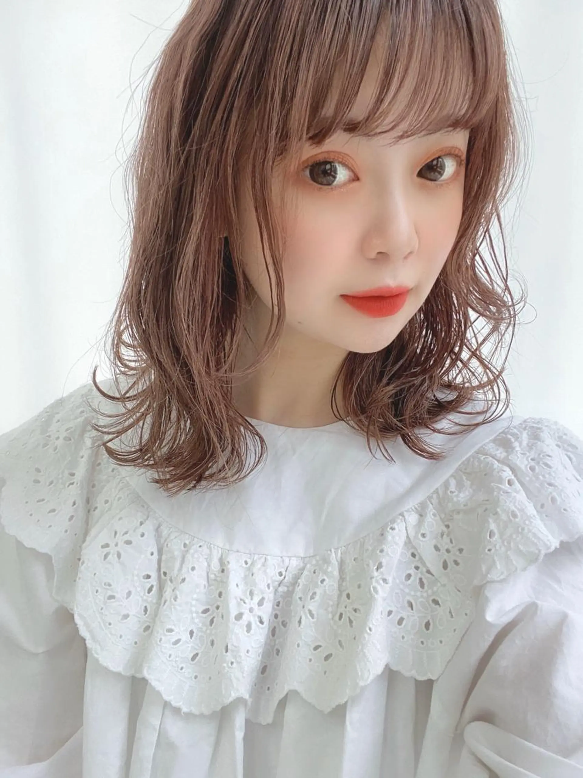 セミロング Trip 大名🌟 ダブルカラーのヘアスタイル