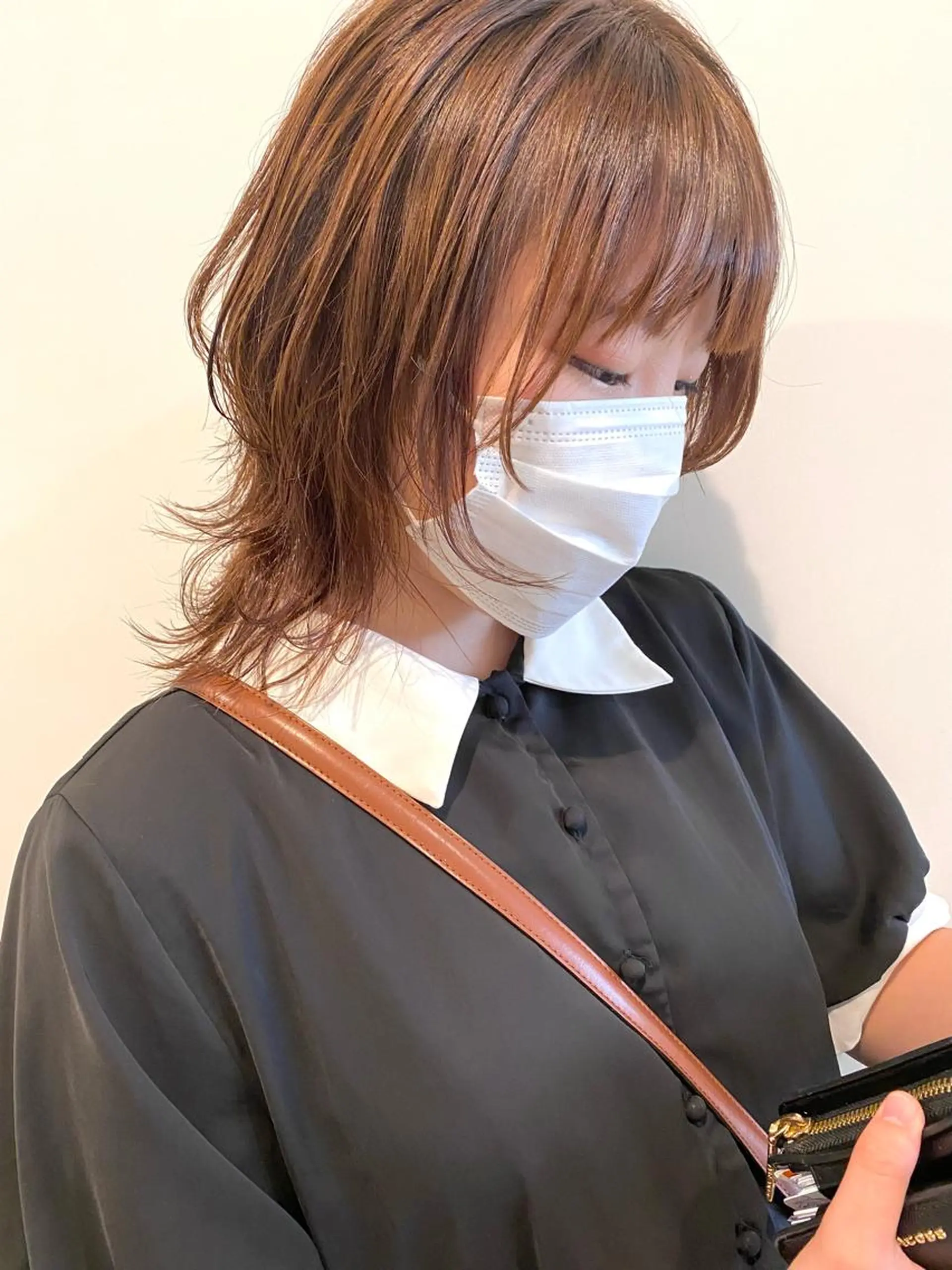 ミディアム ウルフカット TELA HAIR所属・武内 凌レイヤーカット🐺のヘアスタイル