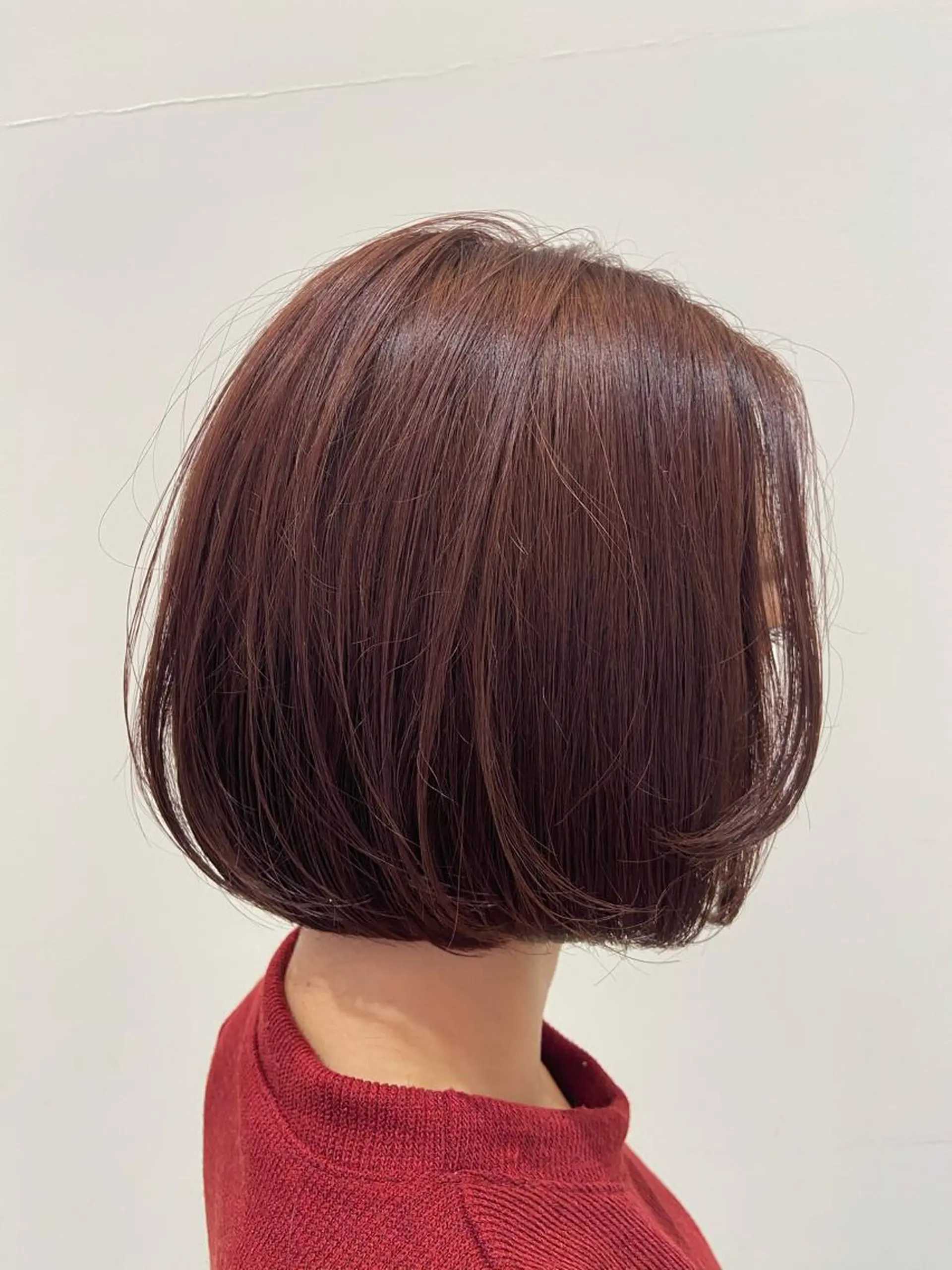 ショート カラー ピンクカラー バイオレットカラー ヘアカラー トリートメント Amour なぐらのヘアスタイル