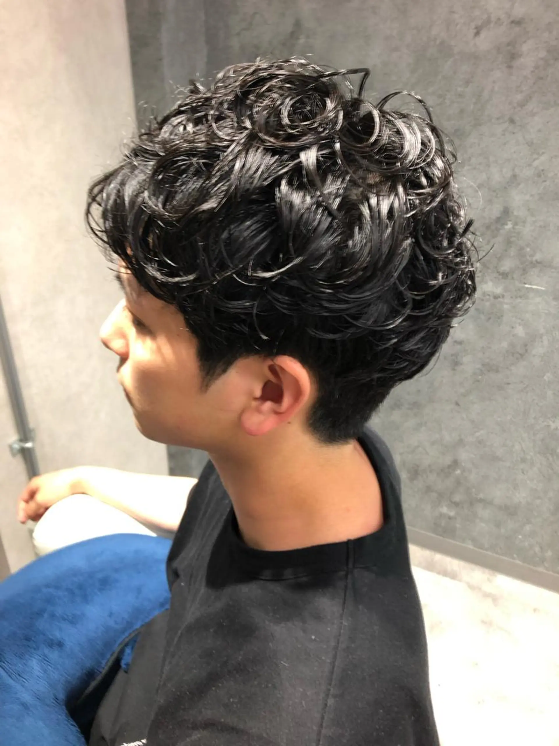 ロング メンズ カット パーマ トリートメント Noy所属・Noyヨシモト ヒロトのヘアスタイル