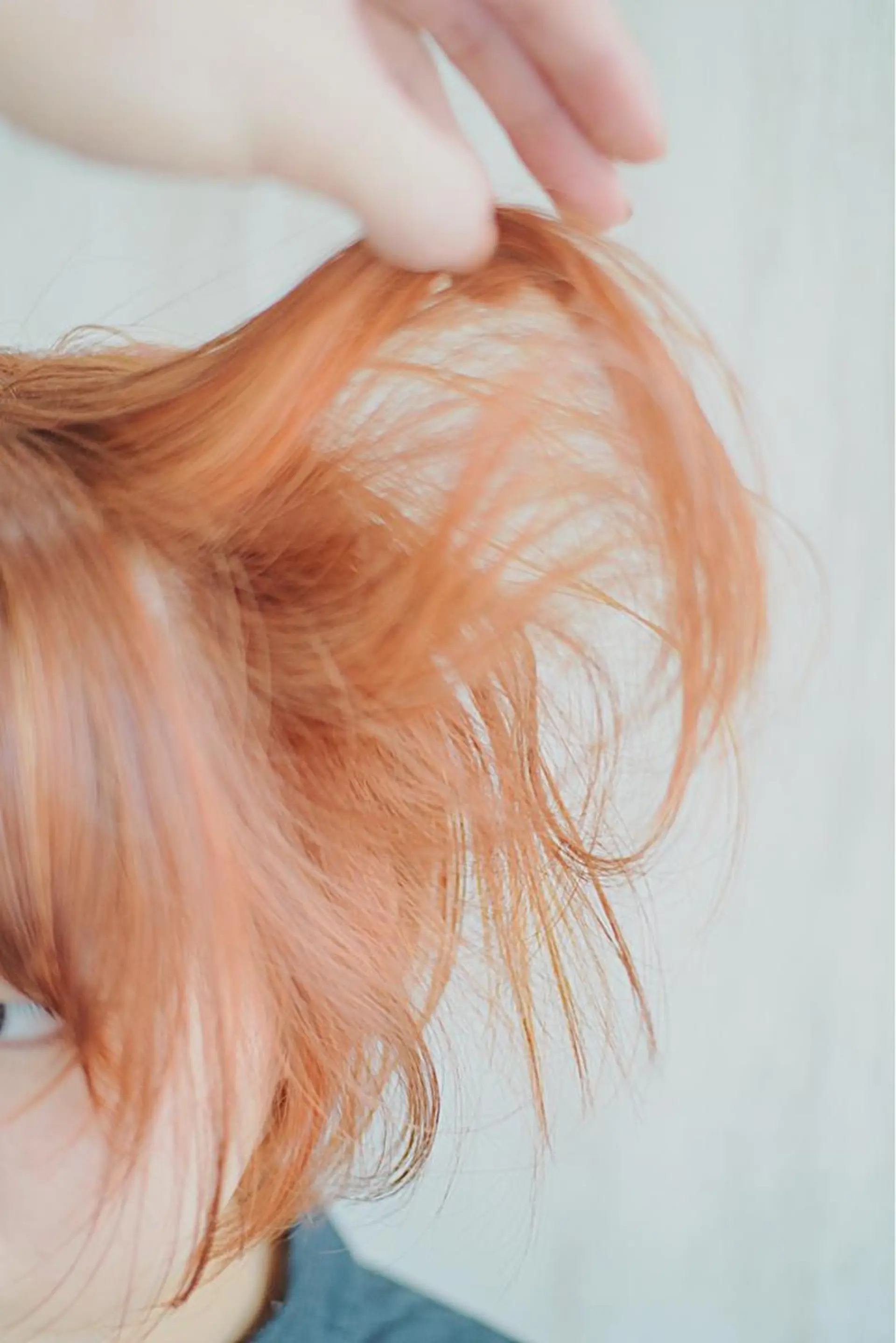 ショート カラー オレンジ ハイトーンカラー RYUのヘアスタイル
