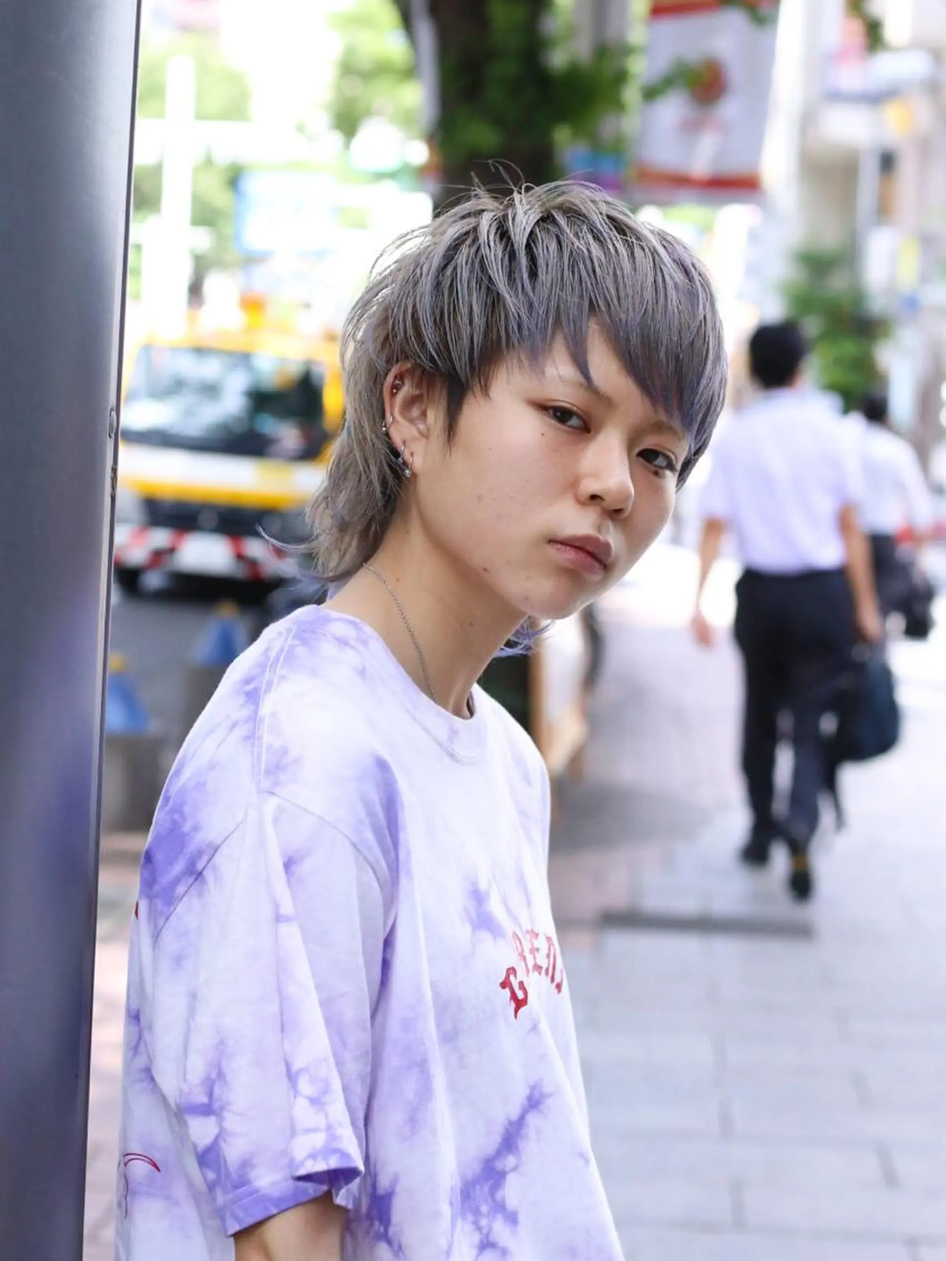 ショート カラー グレージュ ショートヘア ウルフカット 永田〈店長#レイヤー #ウルフ#ハイトーンのヘアスタイル