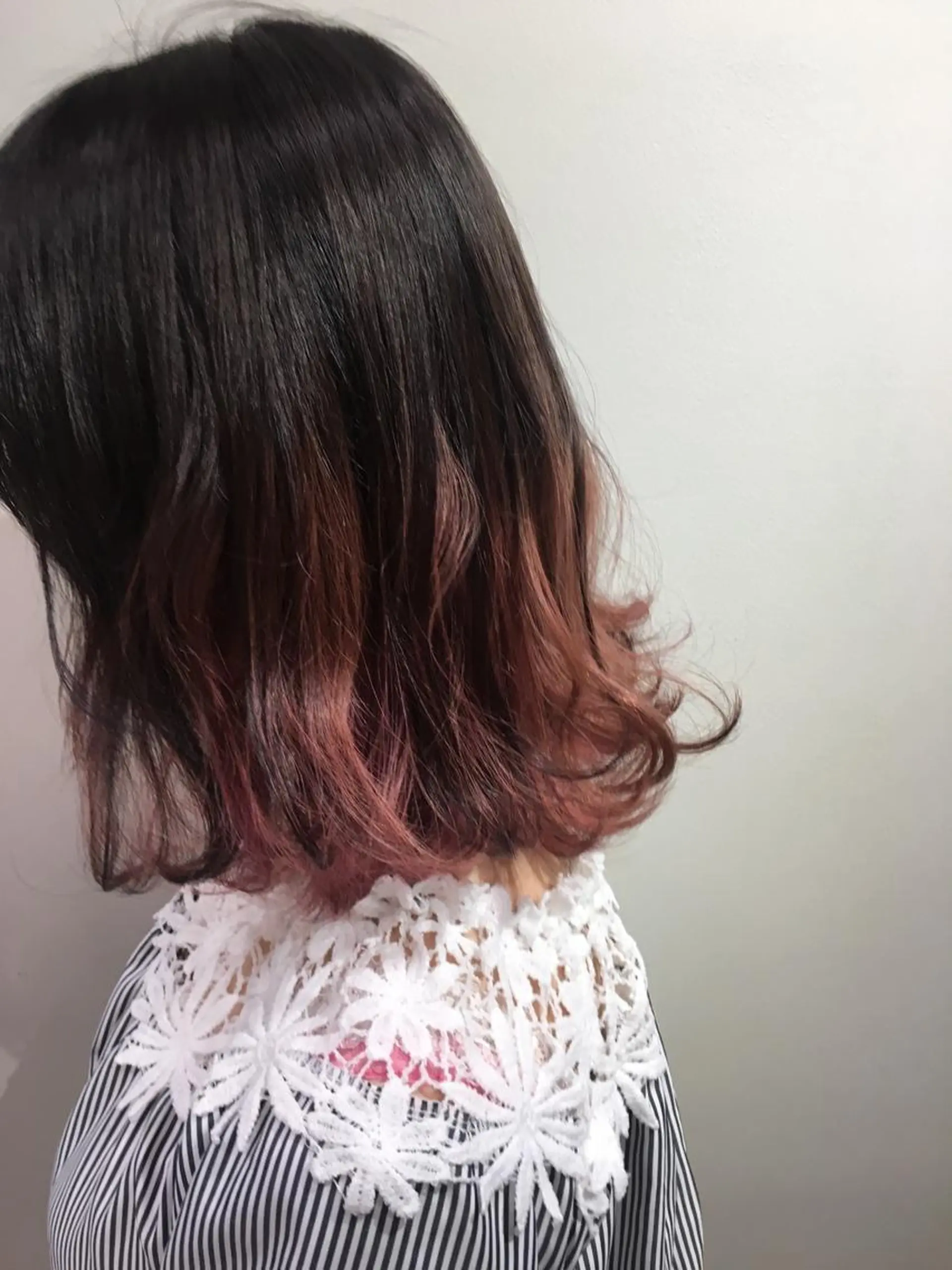 ミディアム カラー 山本 千尋のヘアスタイル