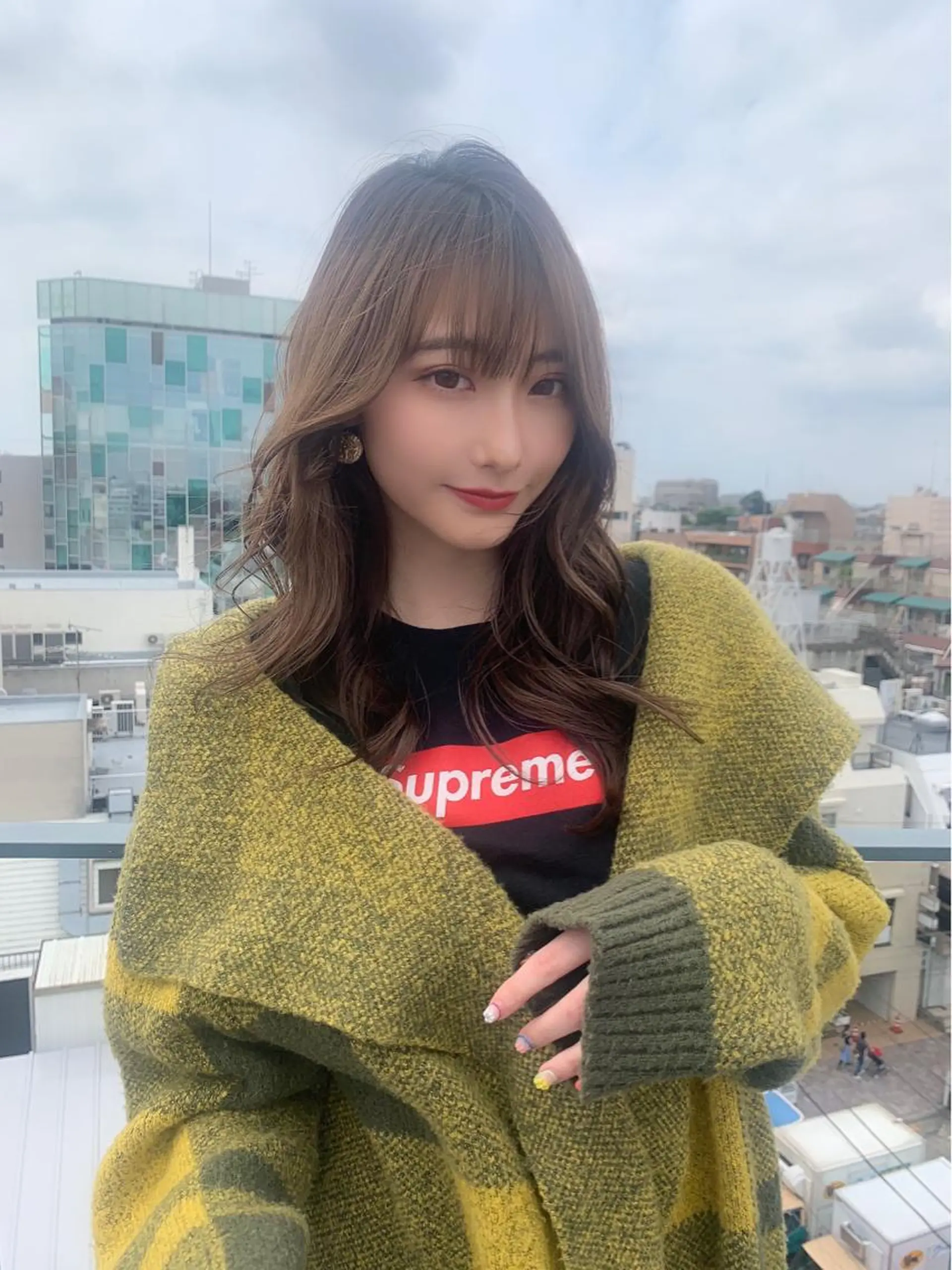 ロング 韓国風ヘア レイヤーカット 中園 祥吾のヘアスタイル
