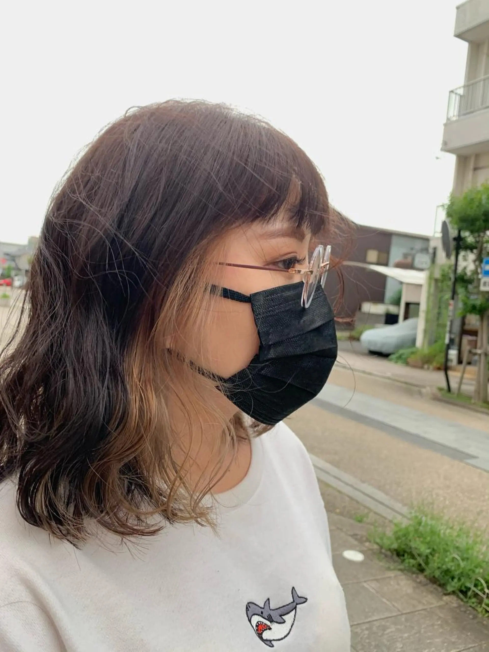 ミディアム カラー イヤリングカラー Lunapiena所属・Lunapiena 🫧ナナのヘアスタイル