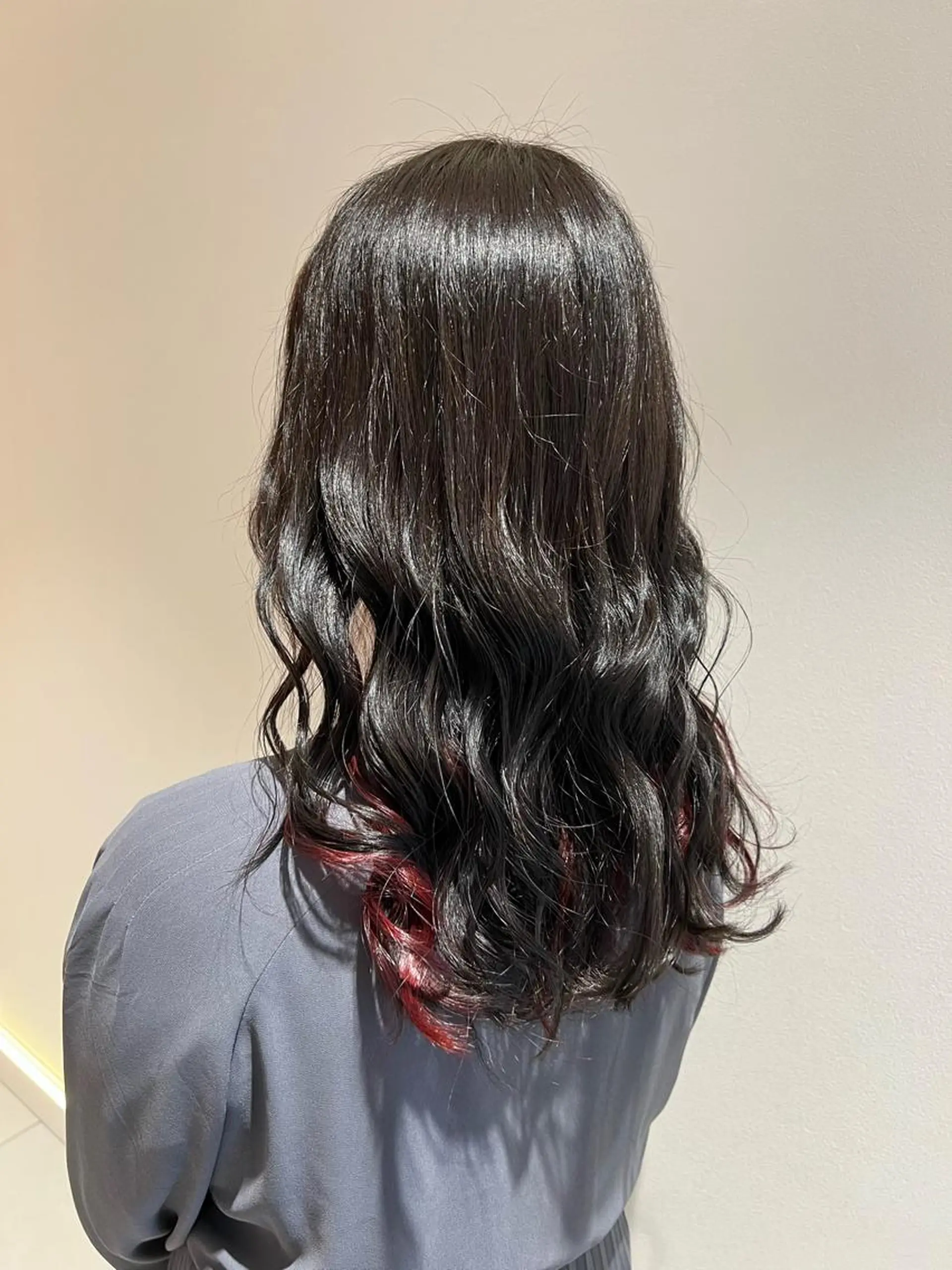 ロング マツイ ハルカのヘアスタイル