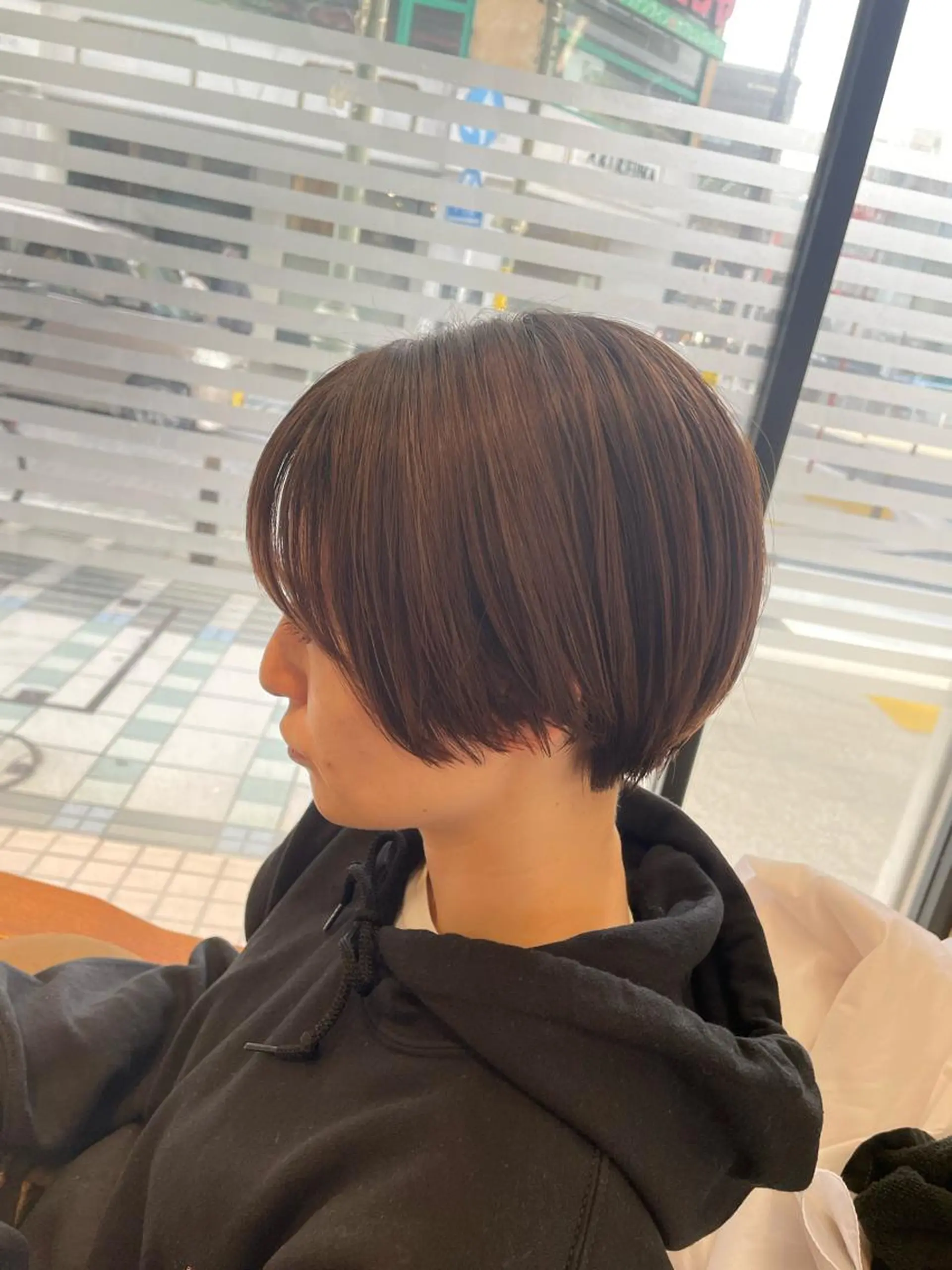 ショート ショートヘア カット LOG/所属・✨縮毛/ブリーチ✨ 出口 紗依のヘアスタイル