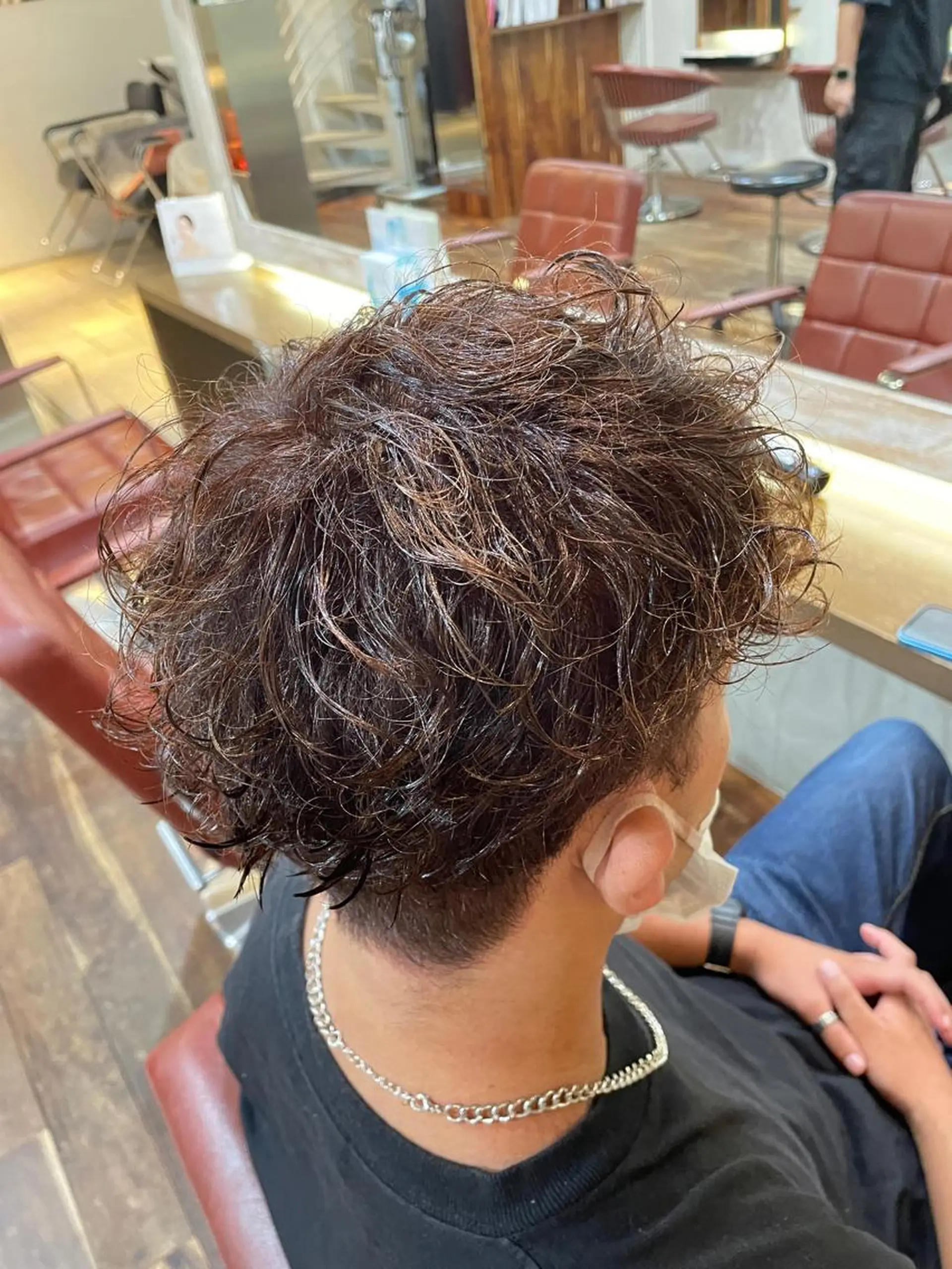 カラー パーマ メンズ 🤩垢抜け絶対 💇⭐️✂️石川雄登のヘアスタイル