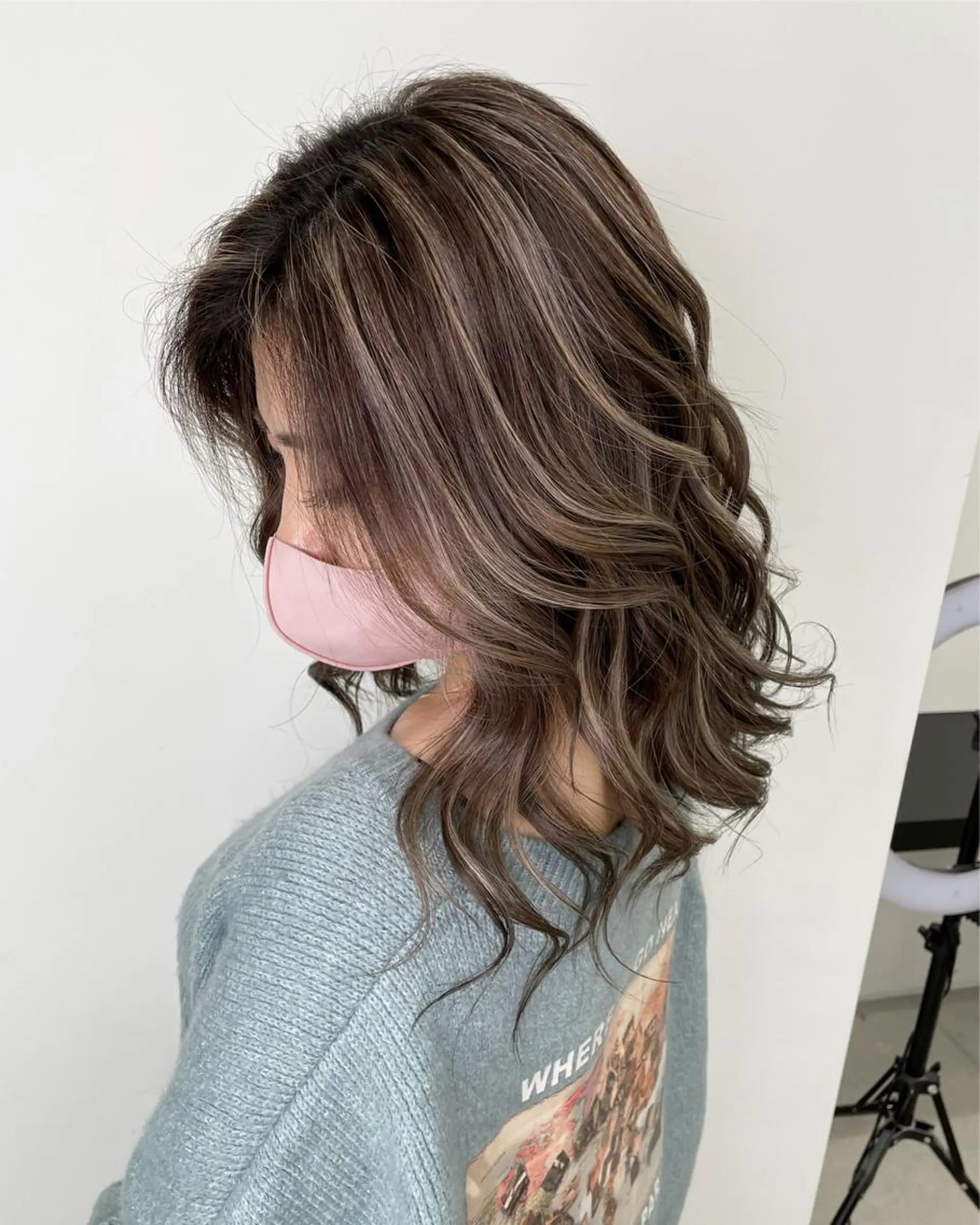 ミディアム LINOET  nagoya所属・手島 カミラのヘアスタイル