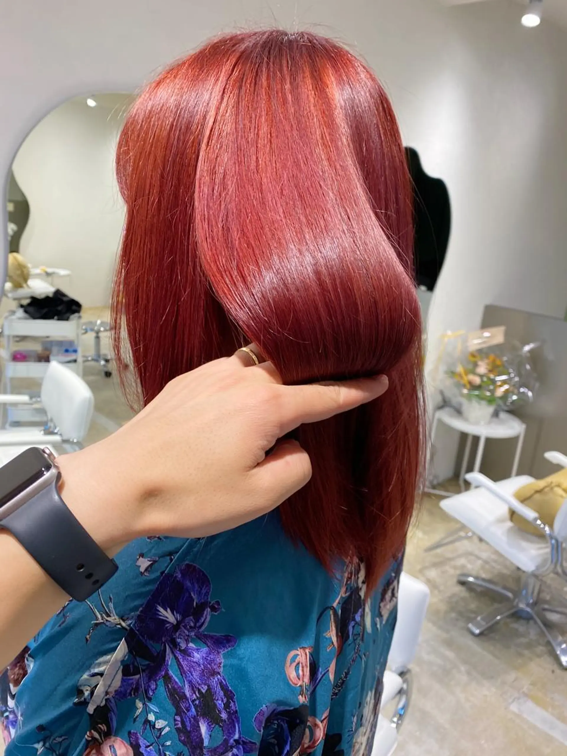 ロング Sabby所属・氏川洸希 パーマのヘアスタイル