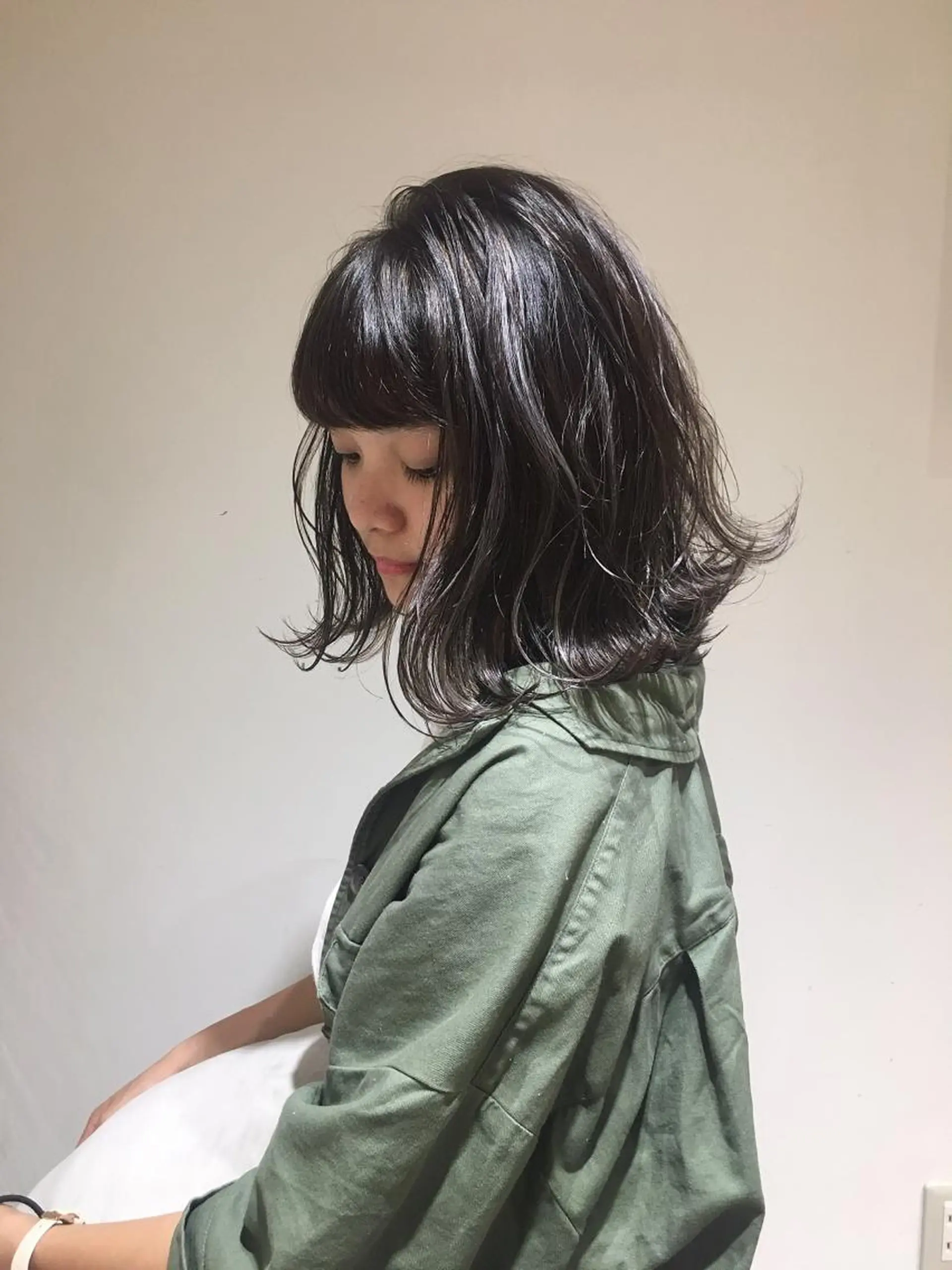 ミディアム カット ヘアカラー トリートメント ヘッドスパ ヘアセット メンズツイスパ ショートフクヤマシンのヘアスタイル