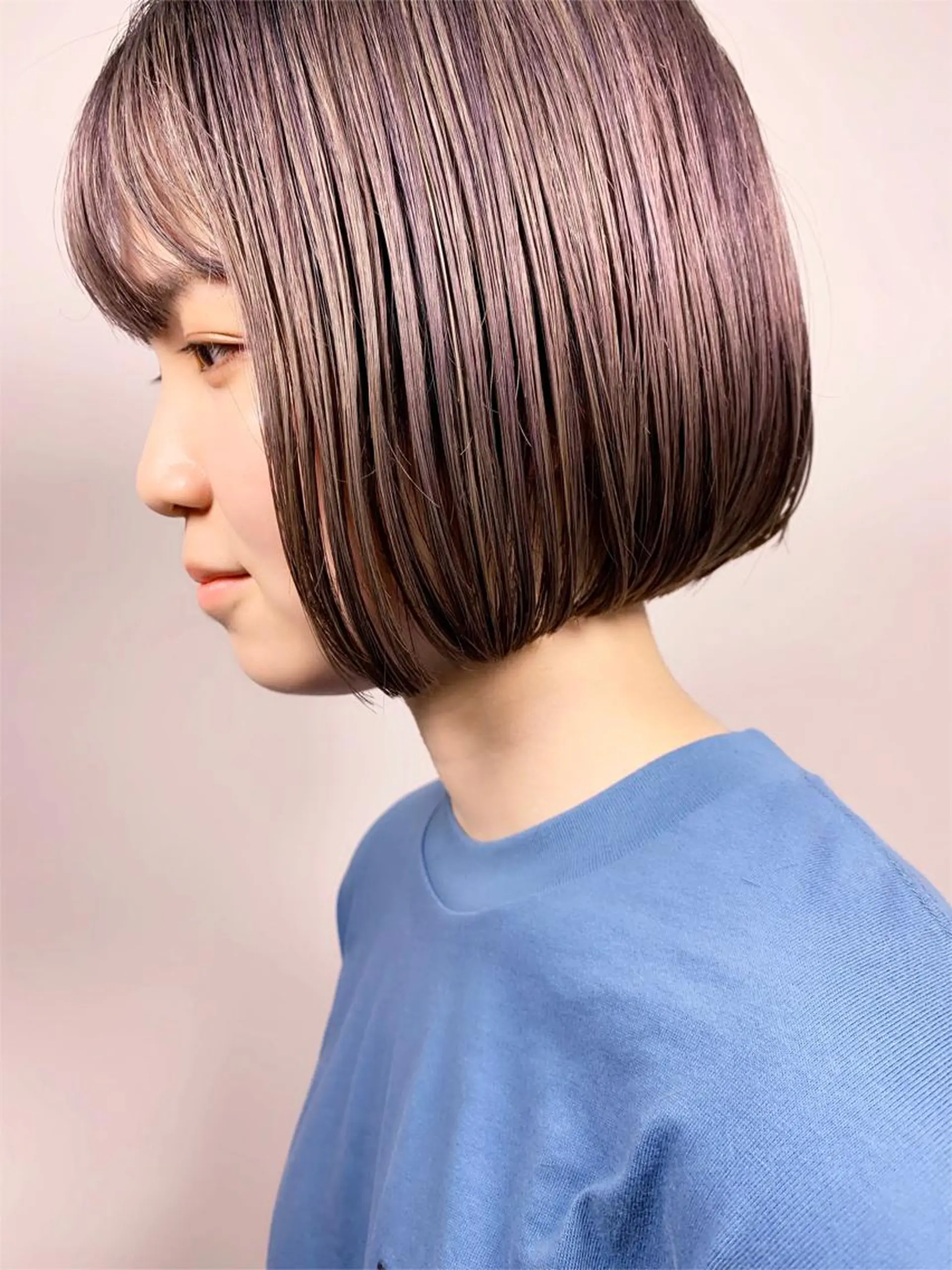 ショート カラー ボブ カット ヘアカラー トリートメント tension 【テンション】のヘアスタイル