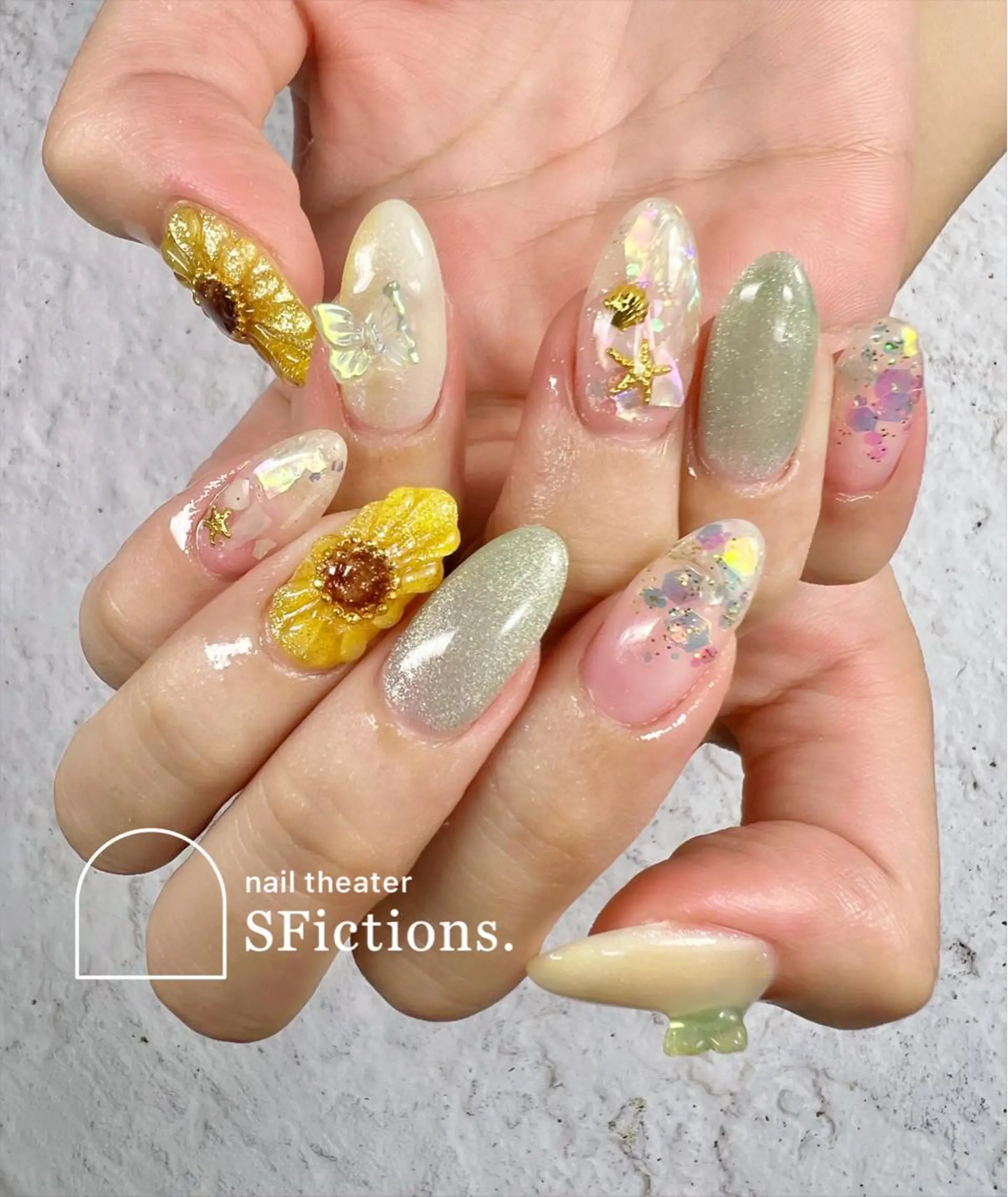 ネイル ハンドネイル 北名古屋　ネイル SFictions.のネイルデザイン