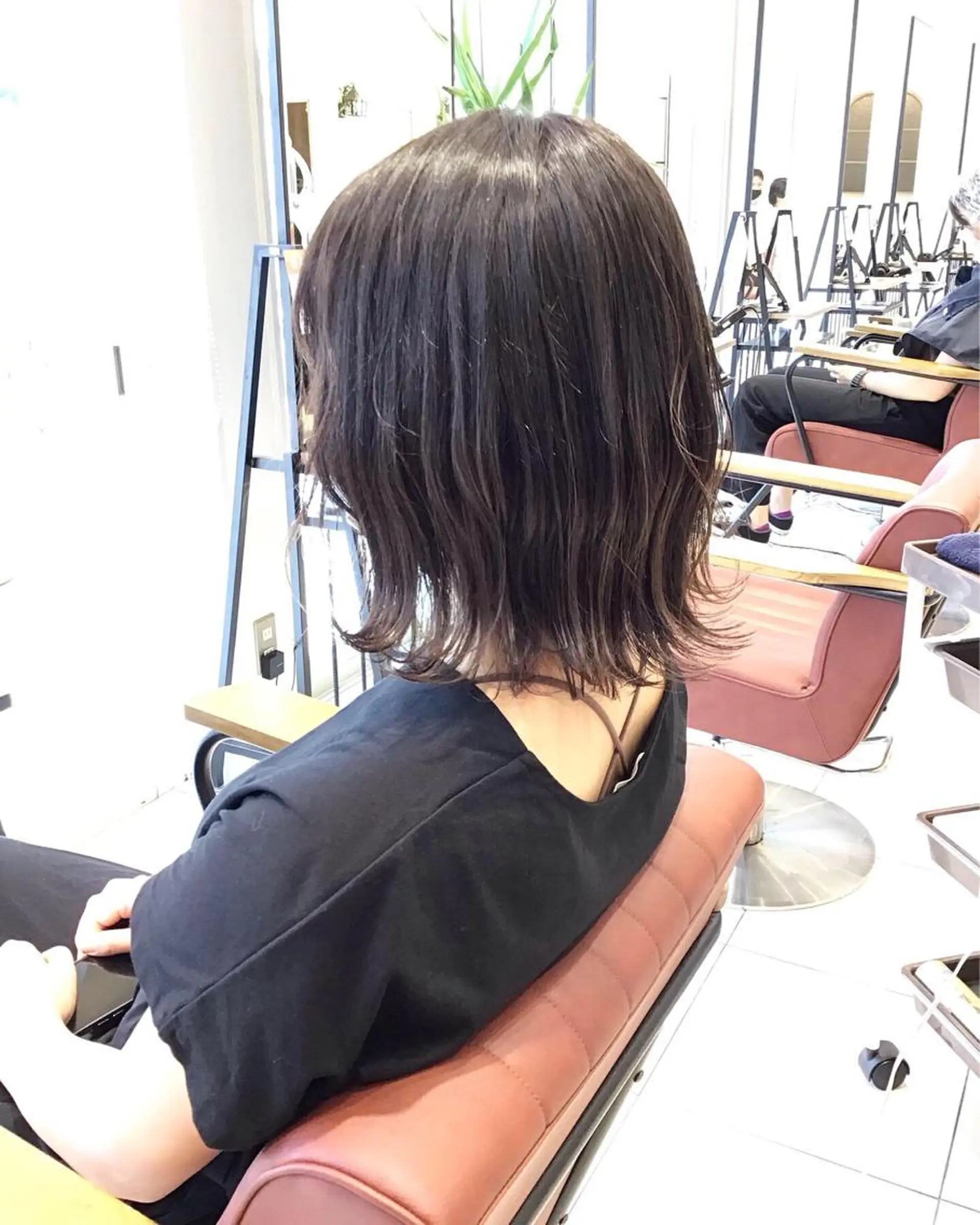 ミディアム カラー ブリーチ グレージュ アイスグレージュ ブリーチなしカラー GRANCIEUX 黒柳伊代のマツエク・マツパデザイン