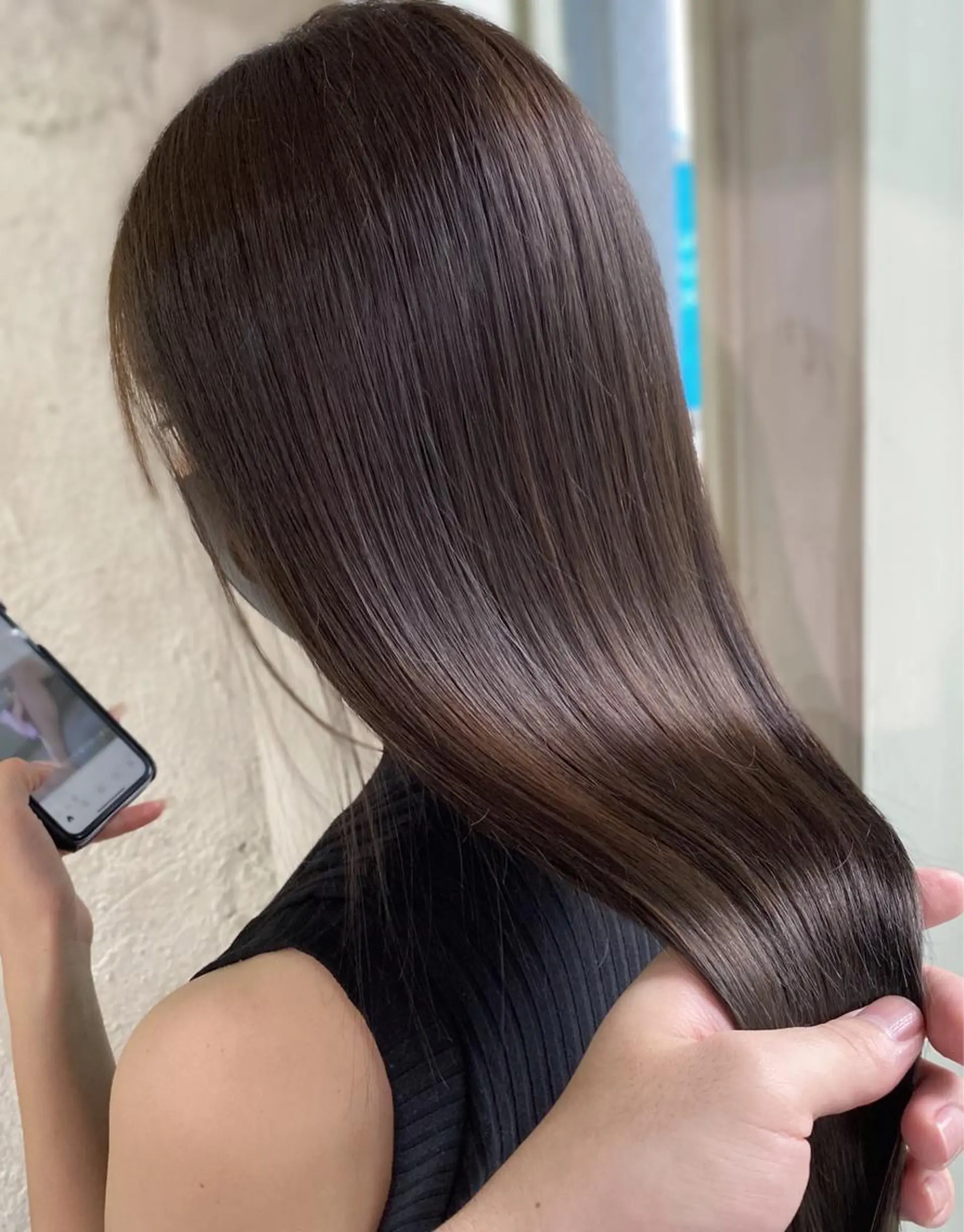 ロング カラー ブリーチ 縮毛矯正 ヘアカラー トリートメント ALLY（アリー）所属・ミニモお気に入り数 No.1宍戸雄弥のヘアスタイル