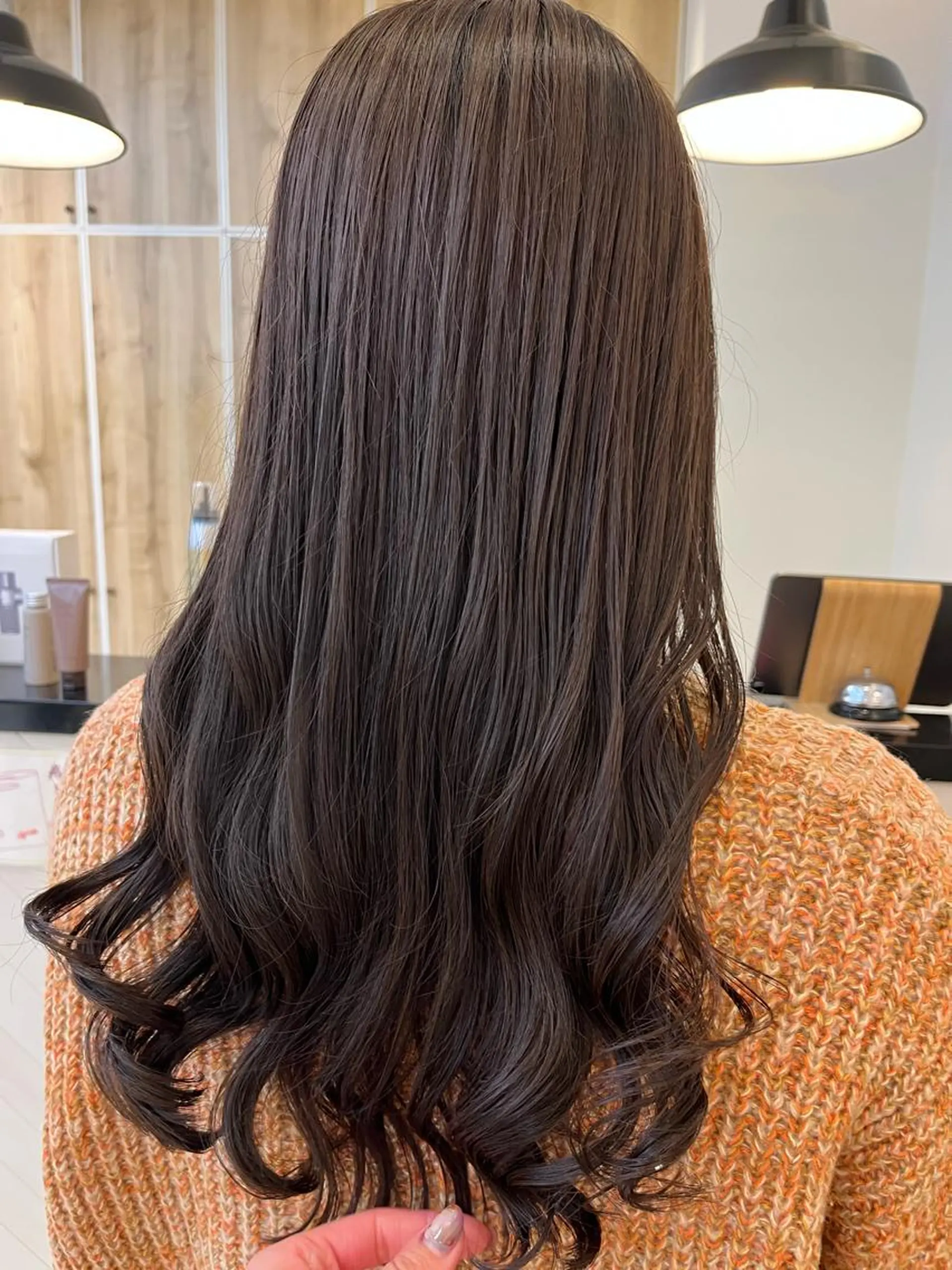 ロング カット トリートメント コテ巻き風パーマ🫧 麻尋のヘアスタイル