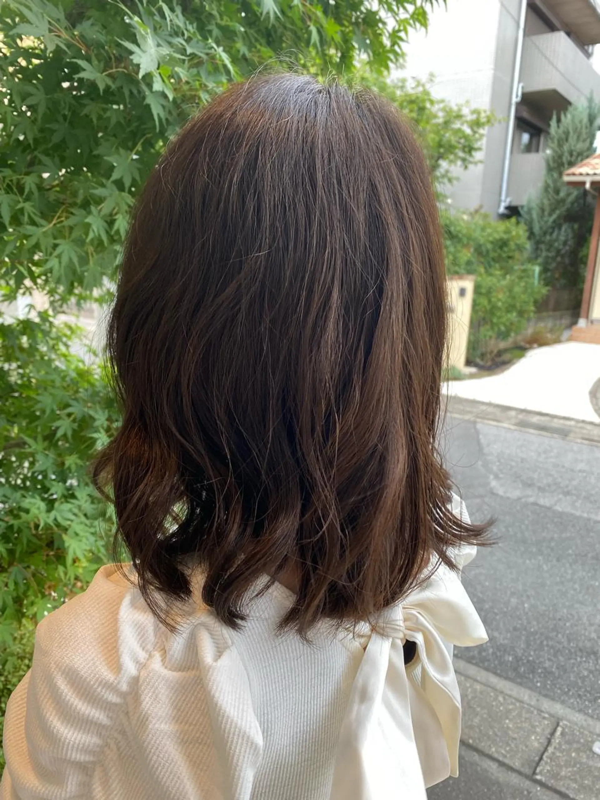 ミディアム アッシュ アッシュブラウン ヘアカラー 鈴木 愛美☃のヘアスタイル