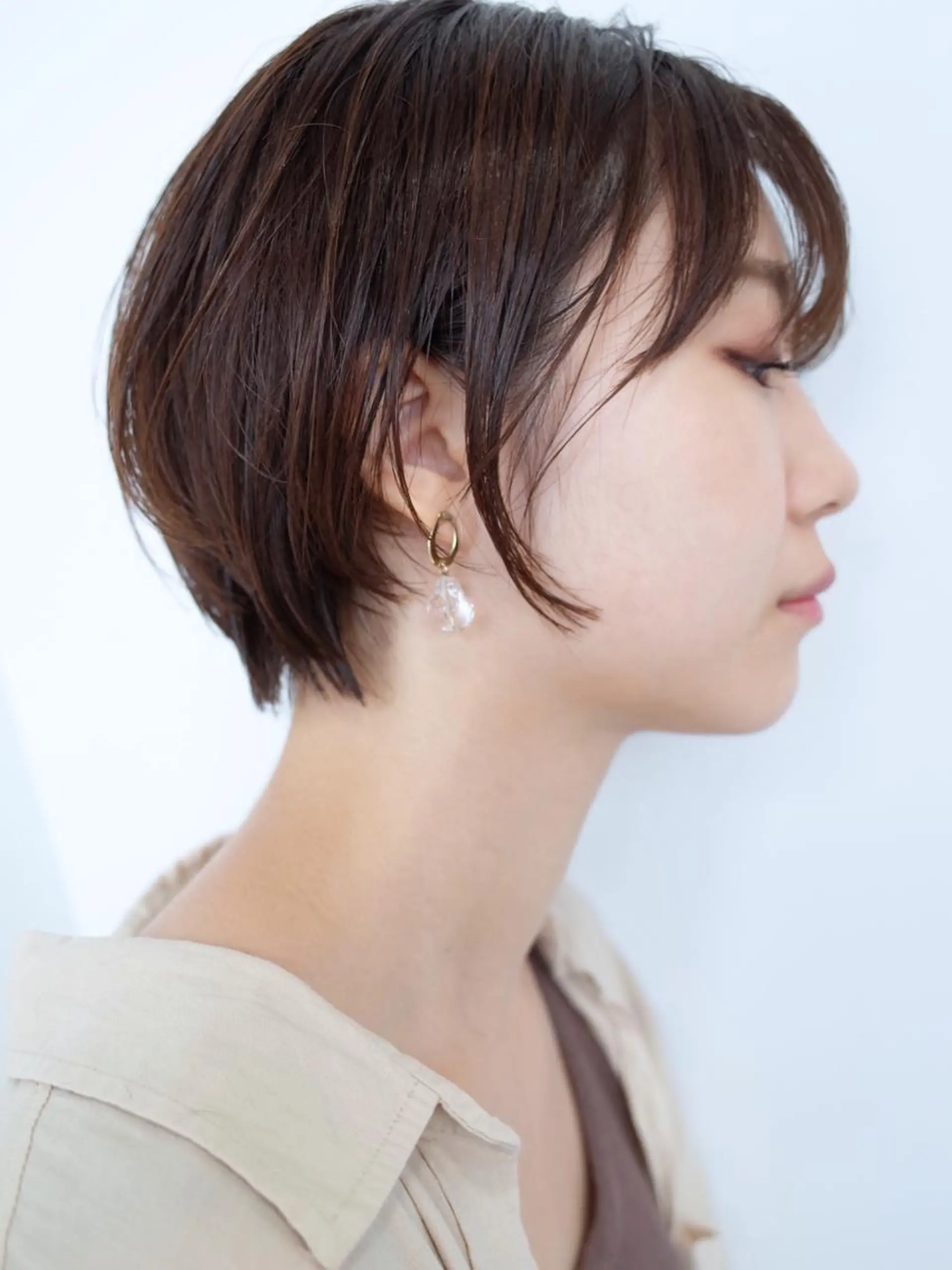 ショート カット ヘアカラー トリートメント ウルフ、ボブ美容師 今井のヘアスタイル
