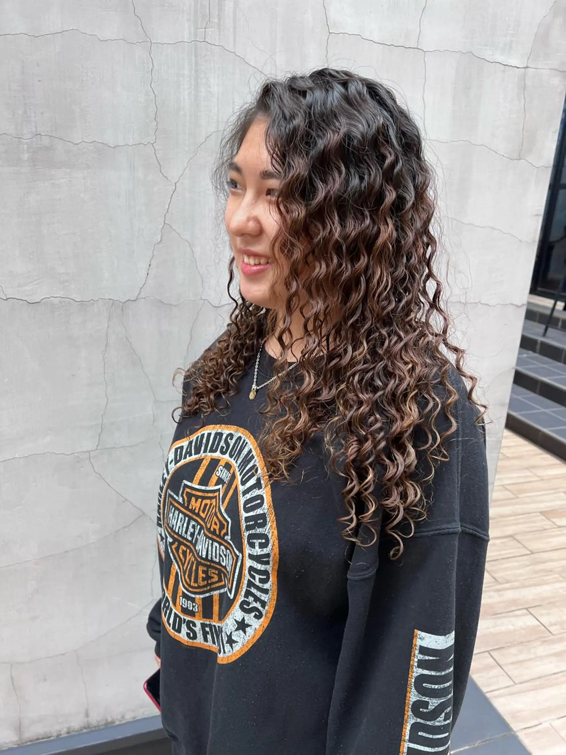 パーマ カット パーマ トリートメント ally hairsalon所属・Emi .のヘアスタイル