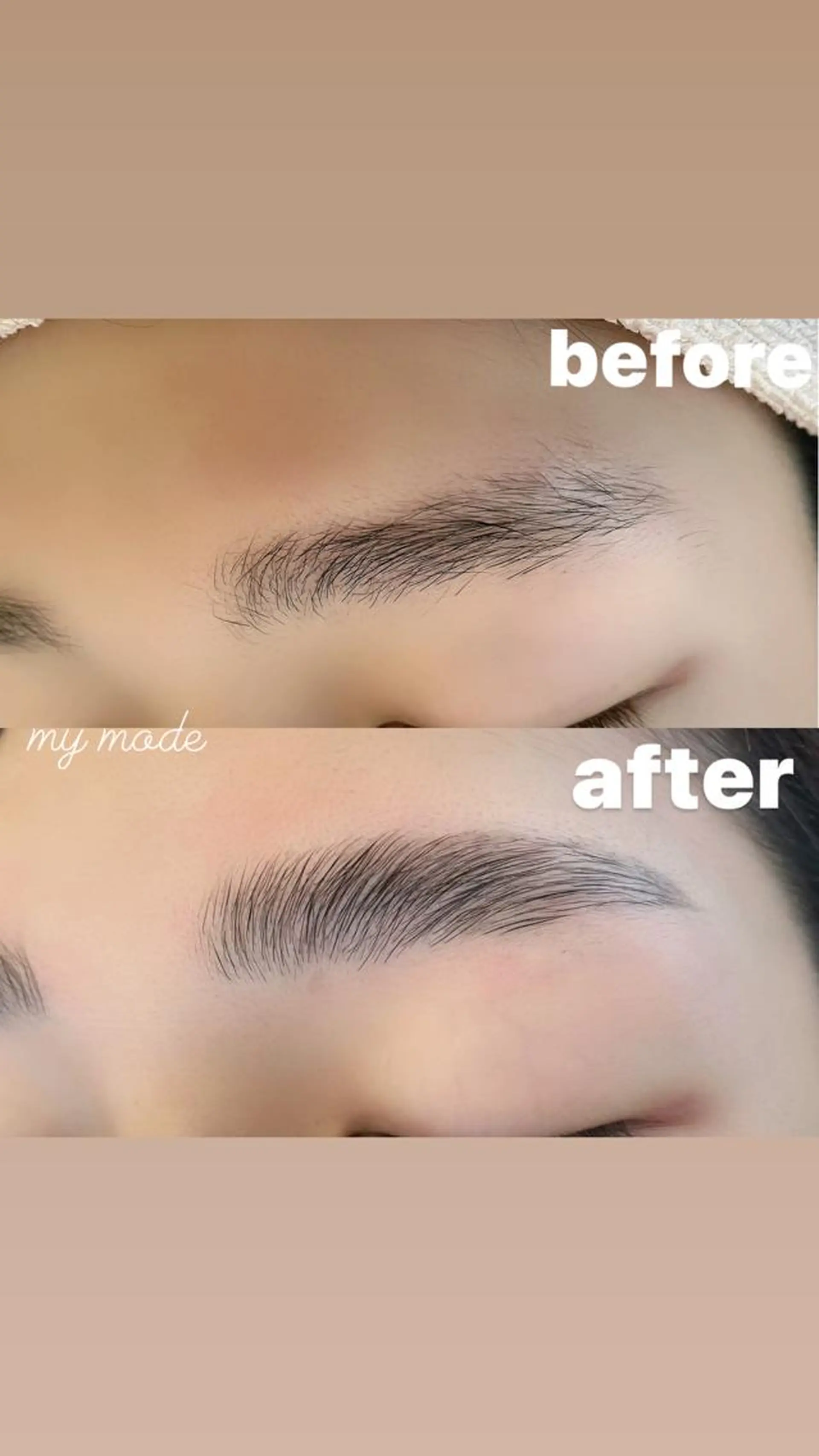 アイブロウ ハリウッドブロウリフト ワックス脱毛 mUmU所属・eyelash mUmUのマツエク・マツパデザイン