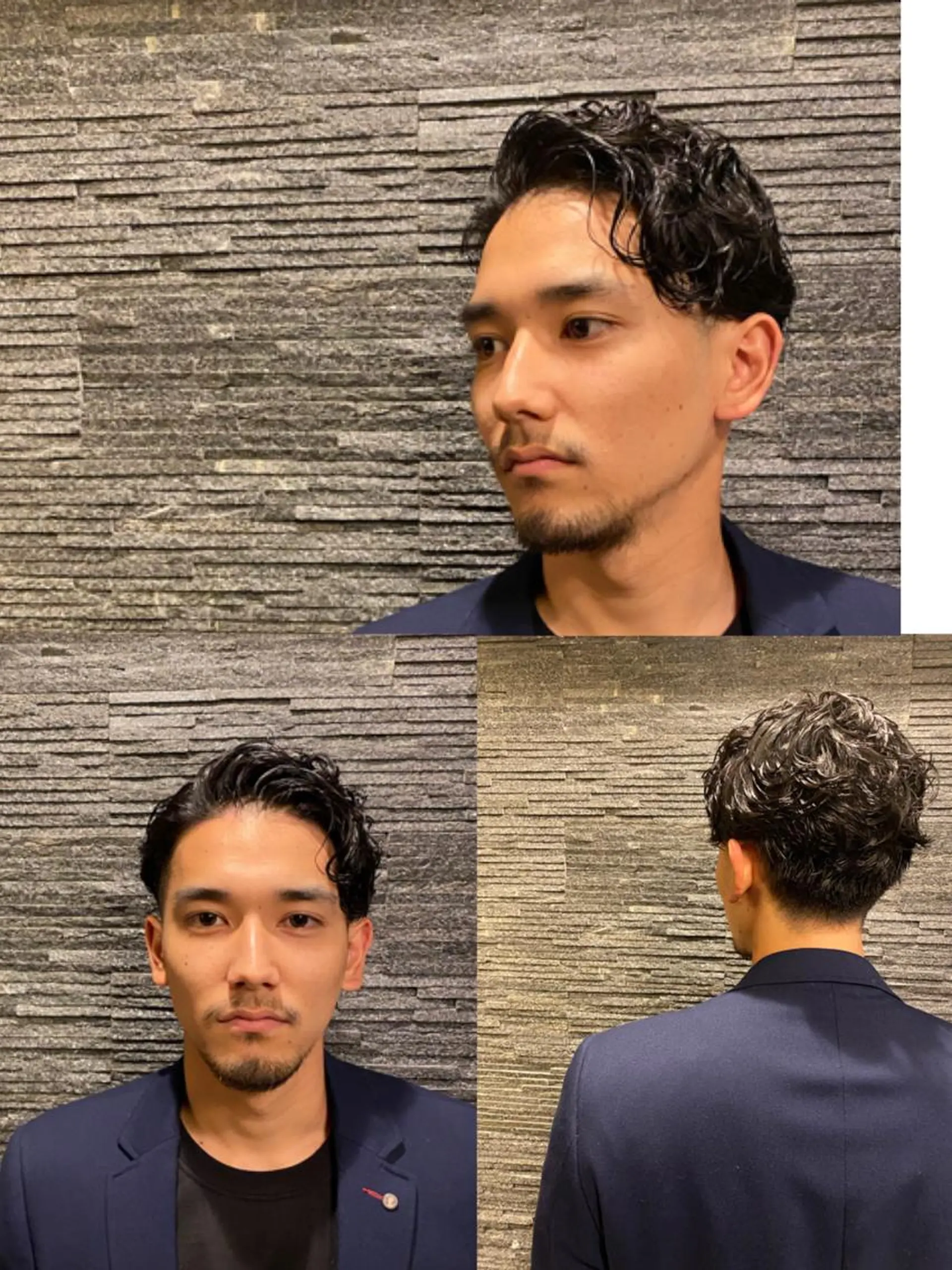 パーマ メンズ メンズパーマ カット指名No1漆原 聡のヘアスタイル