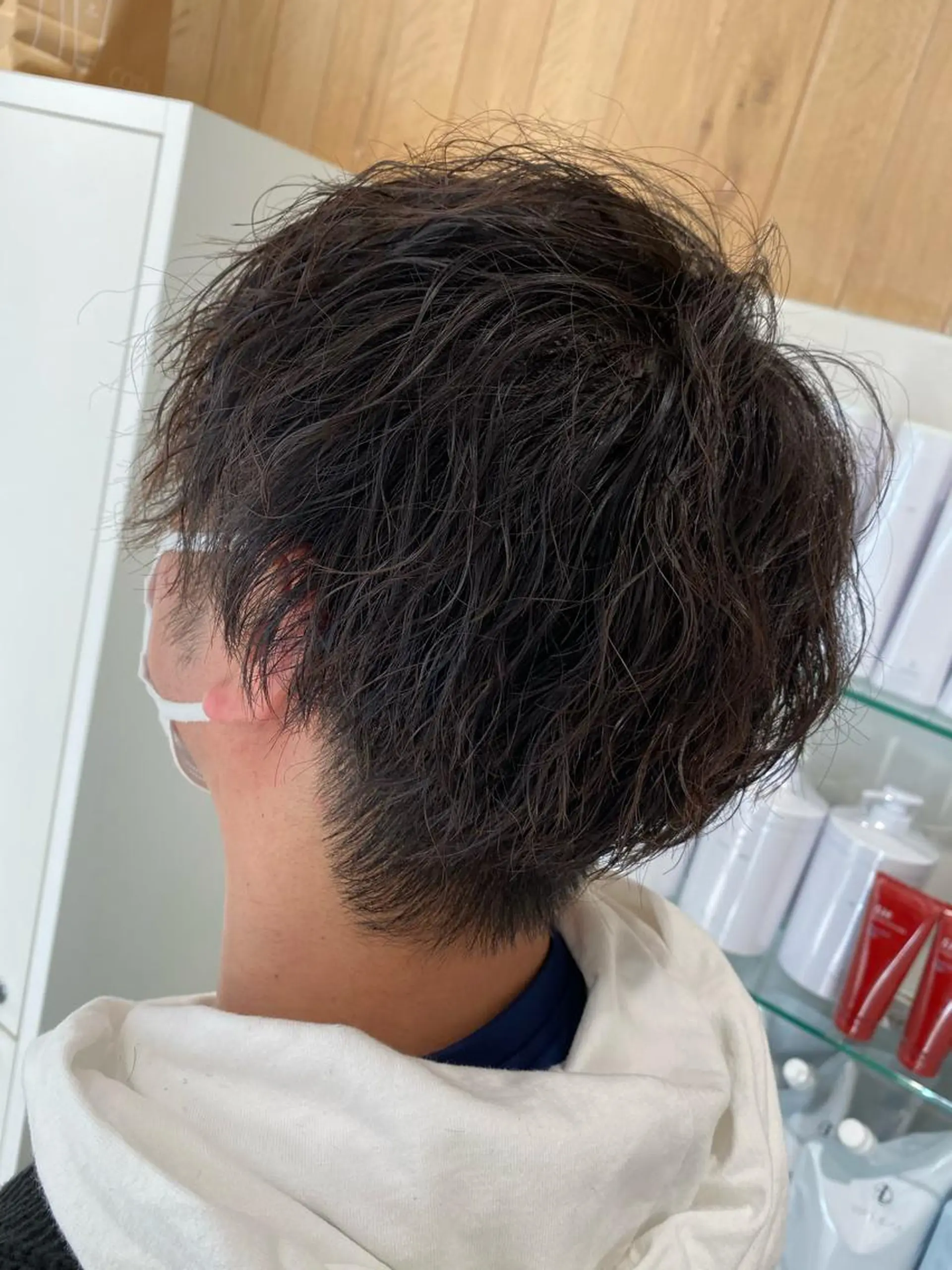 ショート パーマ メンズ メンズパーマ メンズスパイラルパーマ スパイラルパーマ サイトウ ナツキのヘアスタイル