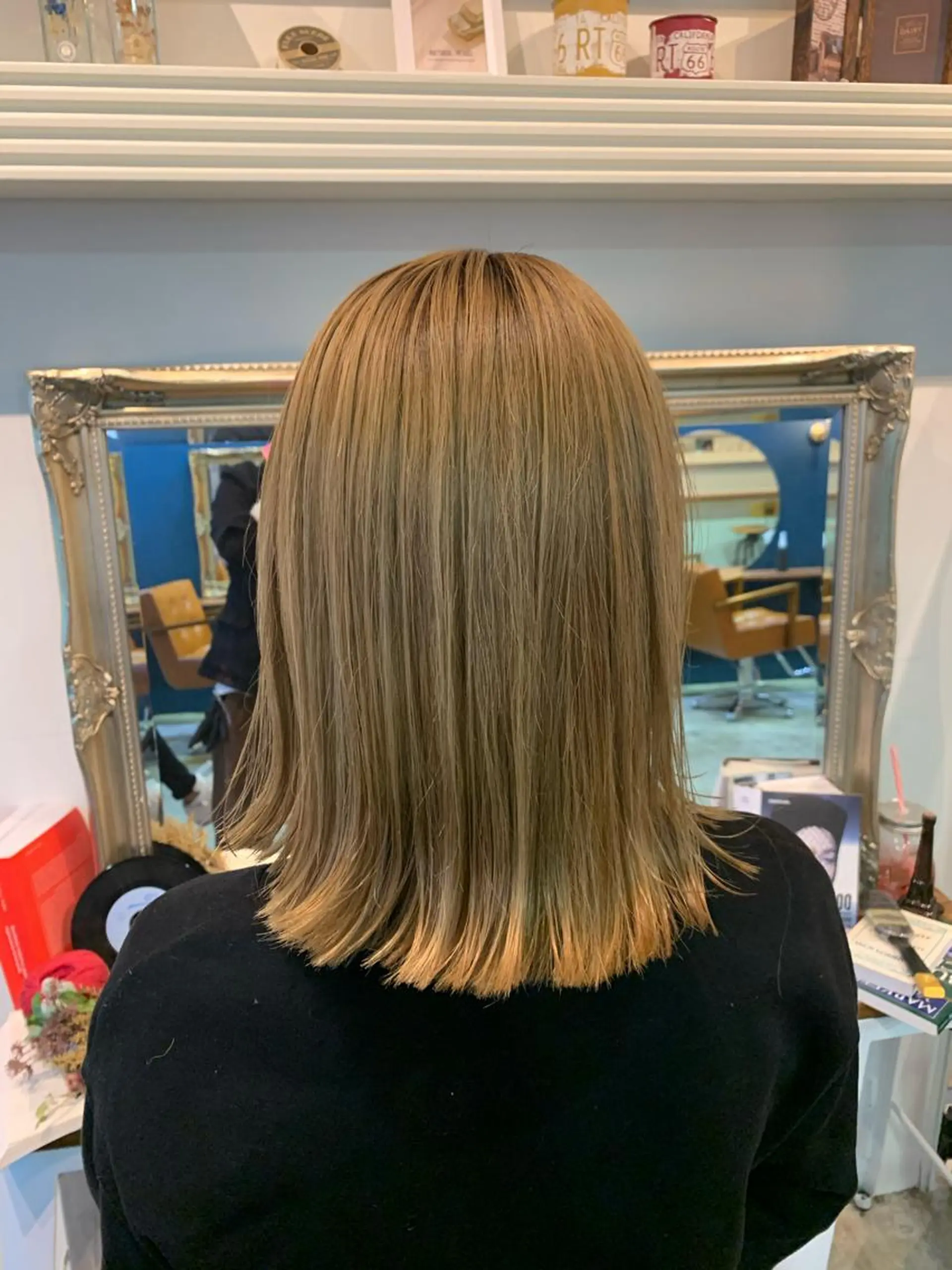 ミディアム ヘアカラー トリートメント ヘッドスパ ヘアセット 大宮/山口 竣也のヘアスタイル