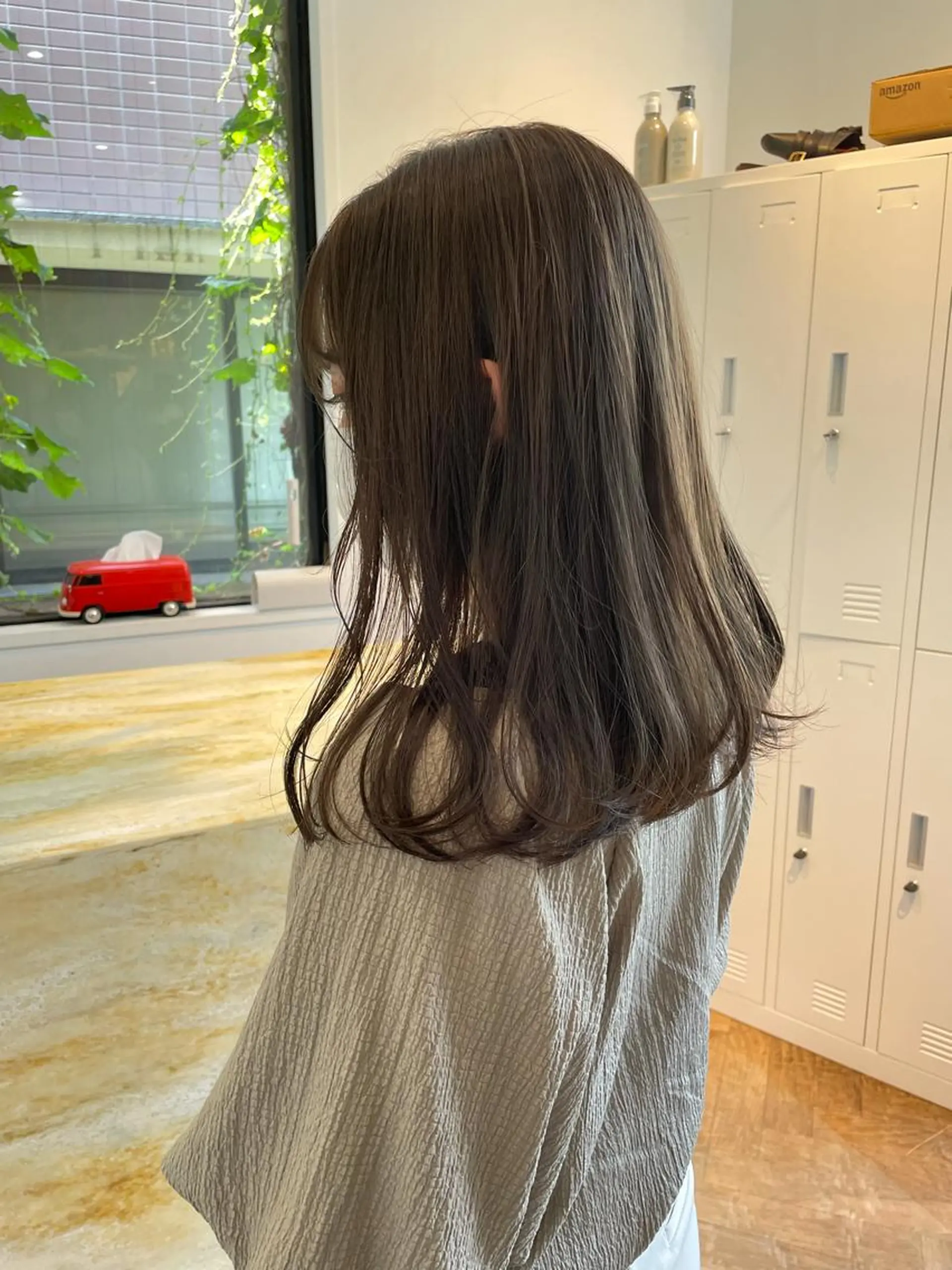 ミディアム カラー ベージュカラー 🫧透明感ヘア🫧 🧸竹花　彩希🧸のヘアスタイル