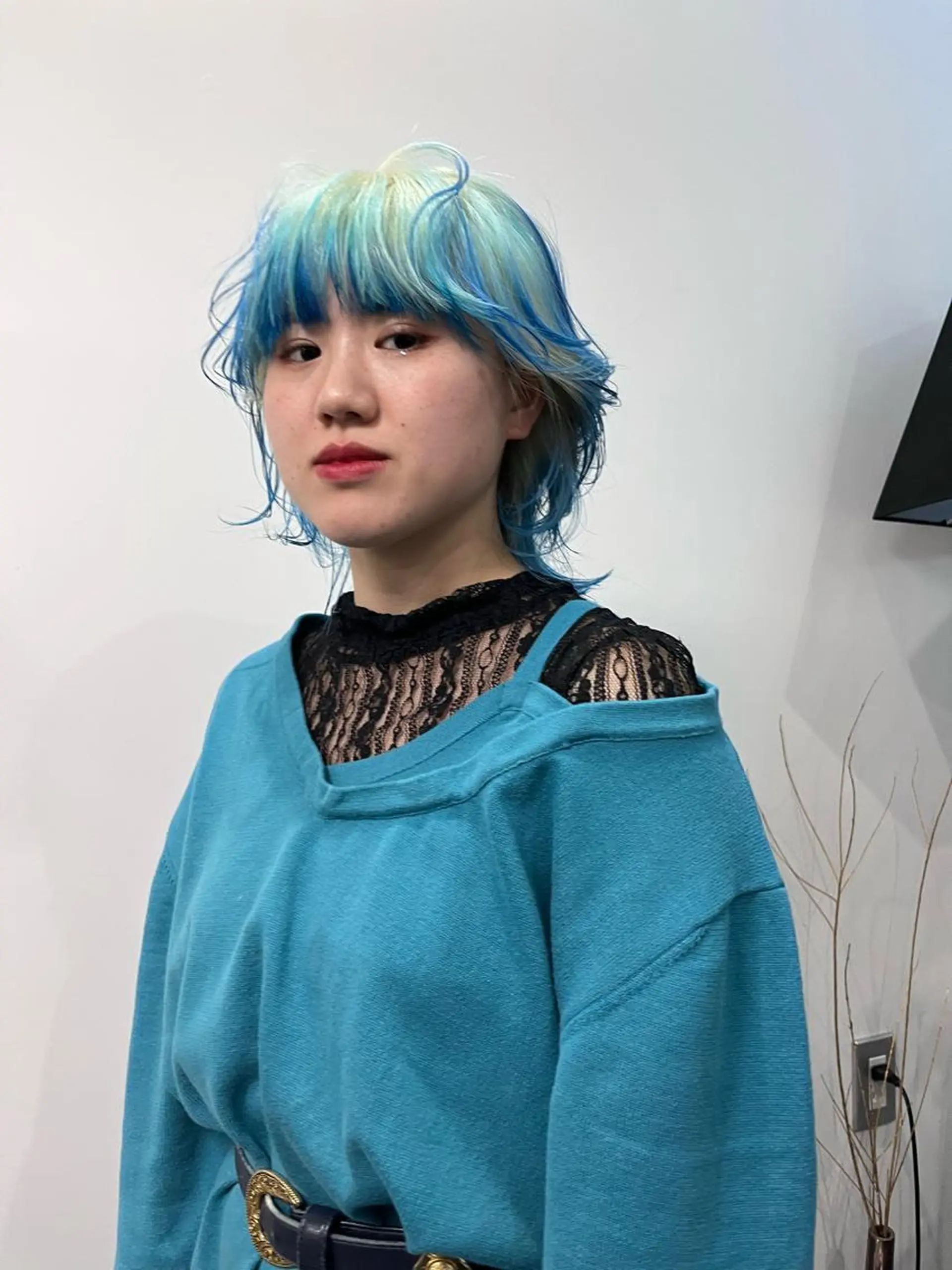 ミディアム ヘアカラー heir studio Baretta所属・山本 銀次郎のヘアスタイル
