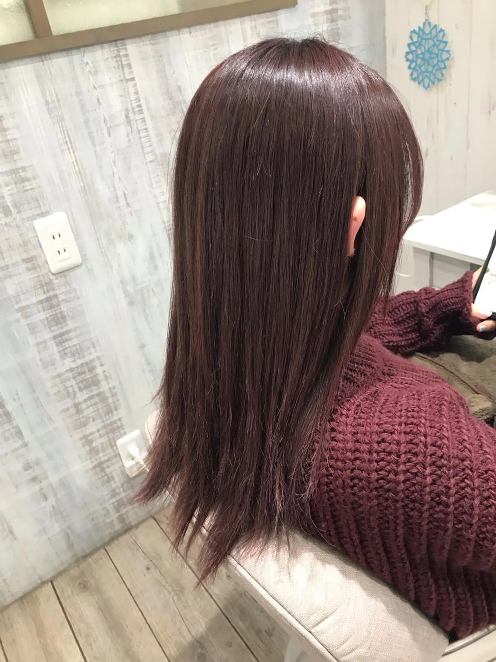 ロング ネモトメイナ🌿 今月末で退職しますのヘアスタイル