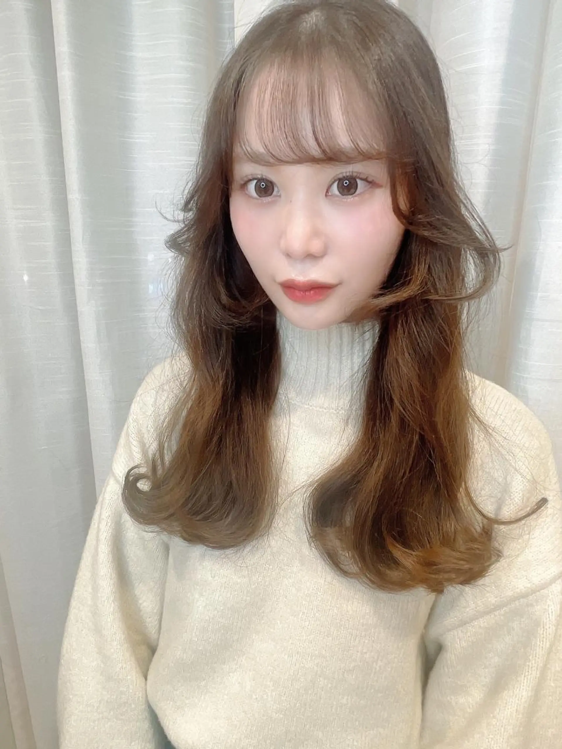 ロング ヘアカラー トリートメント 💗ブリーチなし 垢抜け💗徳井はやとのヘアスタイル