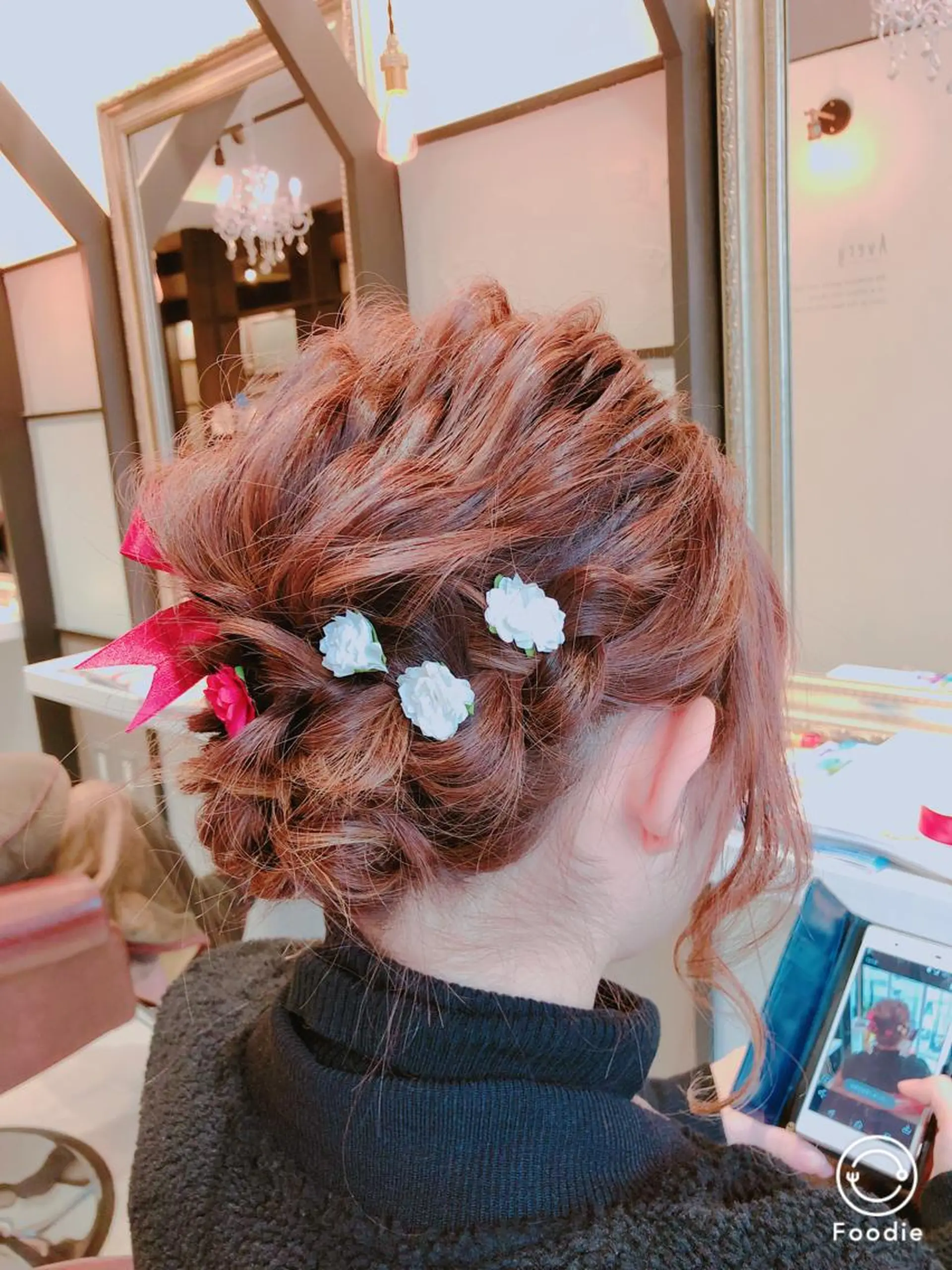 ミディアム ヘアアレンジ 結婚式・ブライダル ヘアセット wavi hair所属・後藤 ユウキ/髪質改善🫧のヘアスタイル
