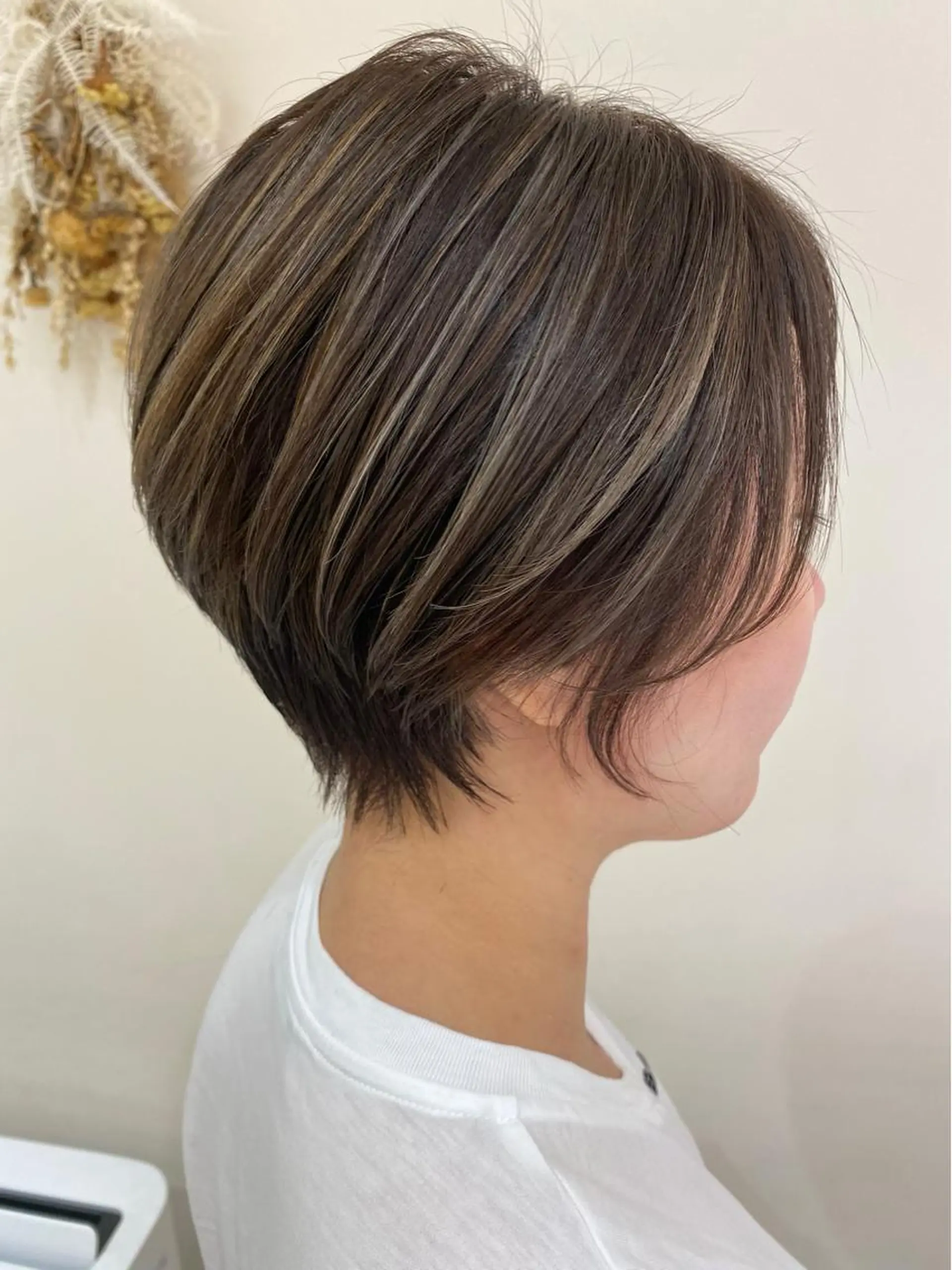 ショート カラー ヘアカラー トリートメント marju銀座 マージュギンザのヘアスタイル