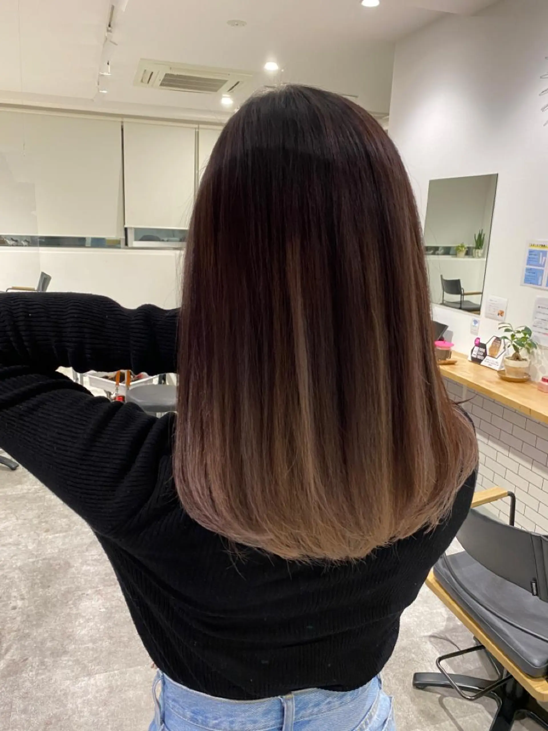 ミディアム カラー カット ヘアカラー トリートメント JILBLAN京都 ショート/ハイライトのヘアスタイル