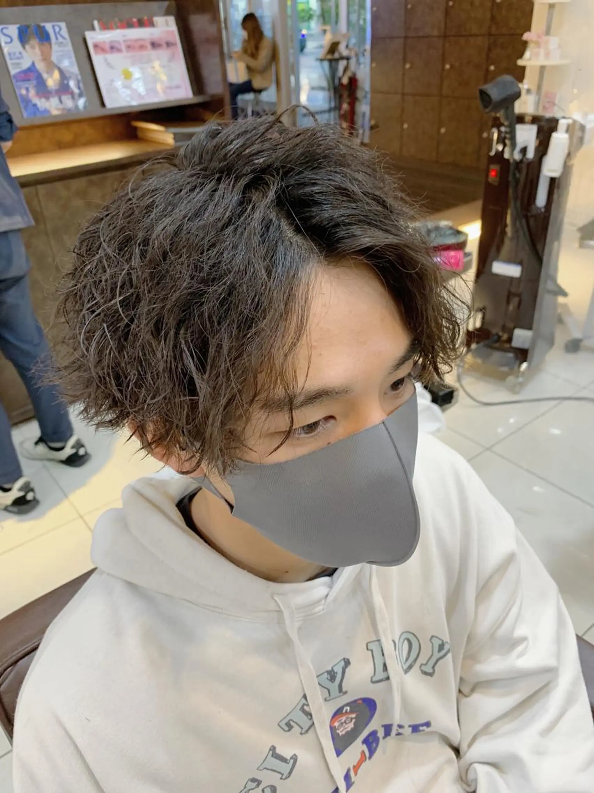 ショート 波巻きパーマ/ツイス トスパイラル稲葉のヘアスタイル