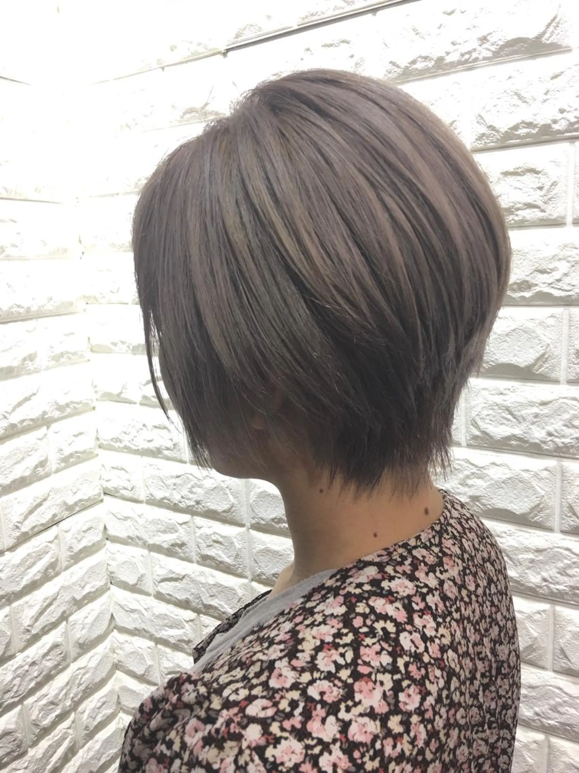 ショート カラー ショートボブ グレージュ ラベンダーカラー ラベンダーグレージュ ラベンダーグレー カット ヘアカラー ✨U-topia渡邉 大樹【公認資格有】✨のヘアスタイル