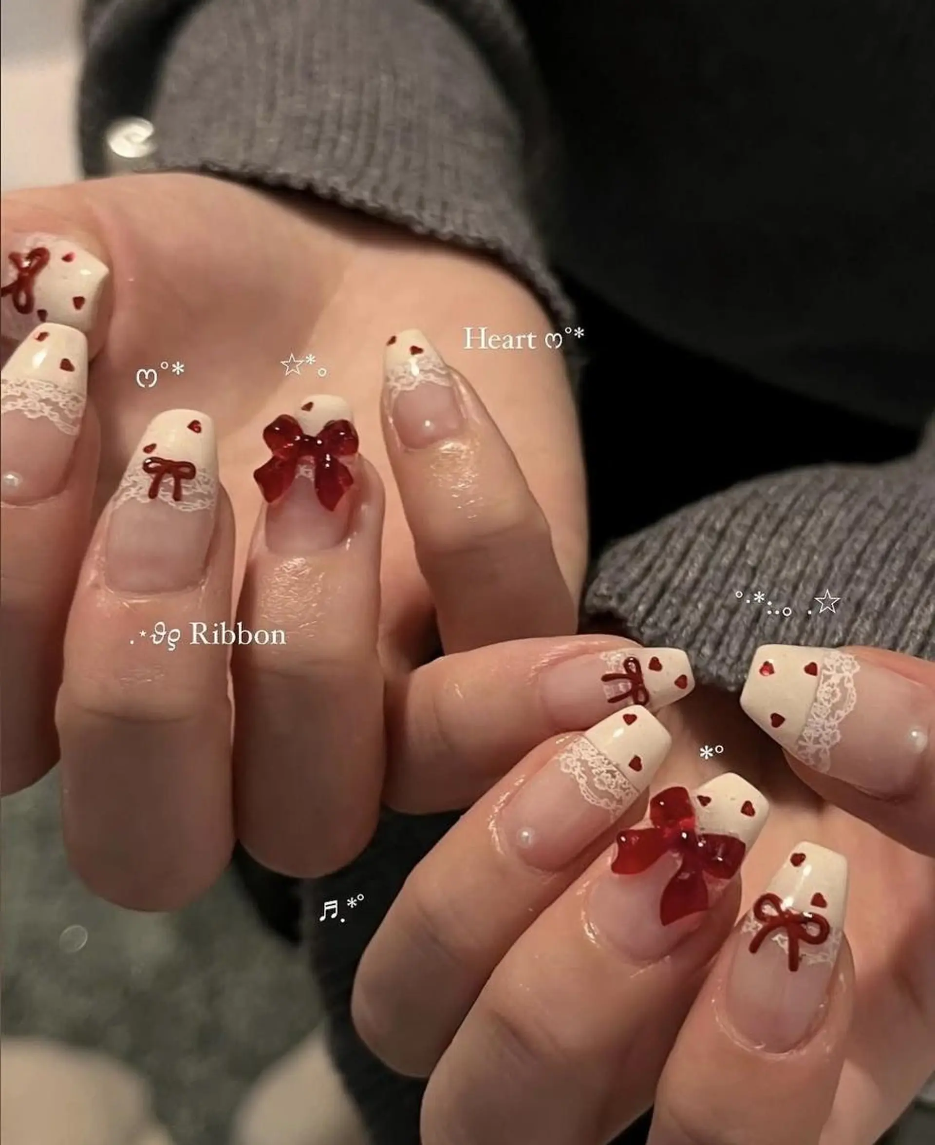 ネイル 長さ出し フレンチネイル グラデーション 卒業式 マグネットネイル ハンドネイル MIHANA NAILのネイルデザイン