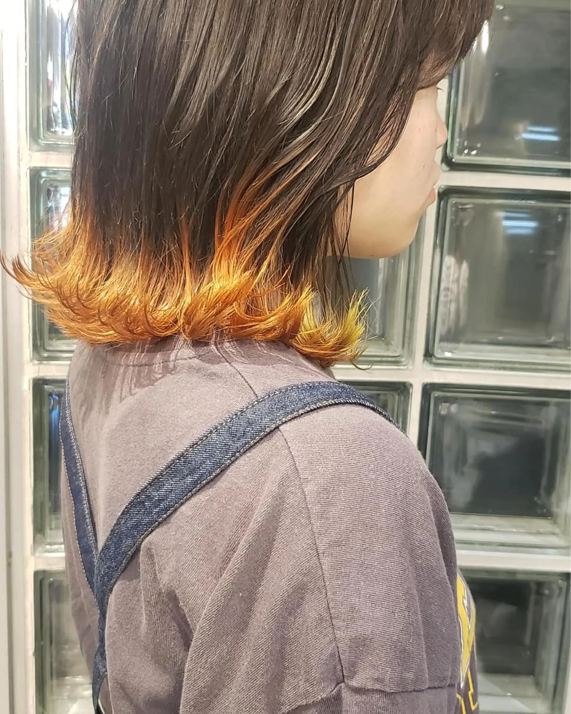 ミディアム カラー arrow🖤 もえみのヘアスタイル