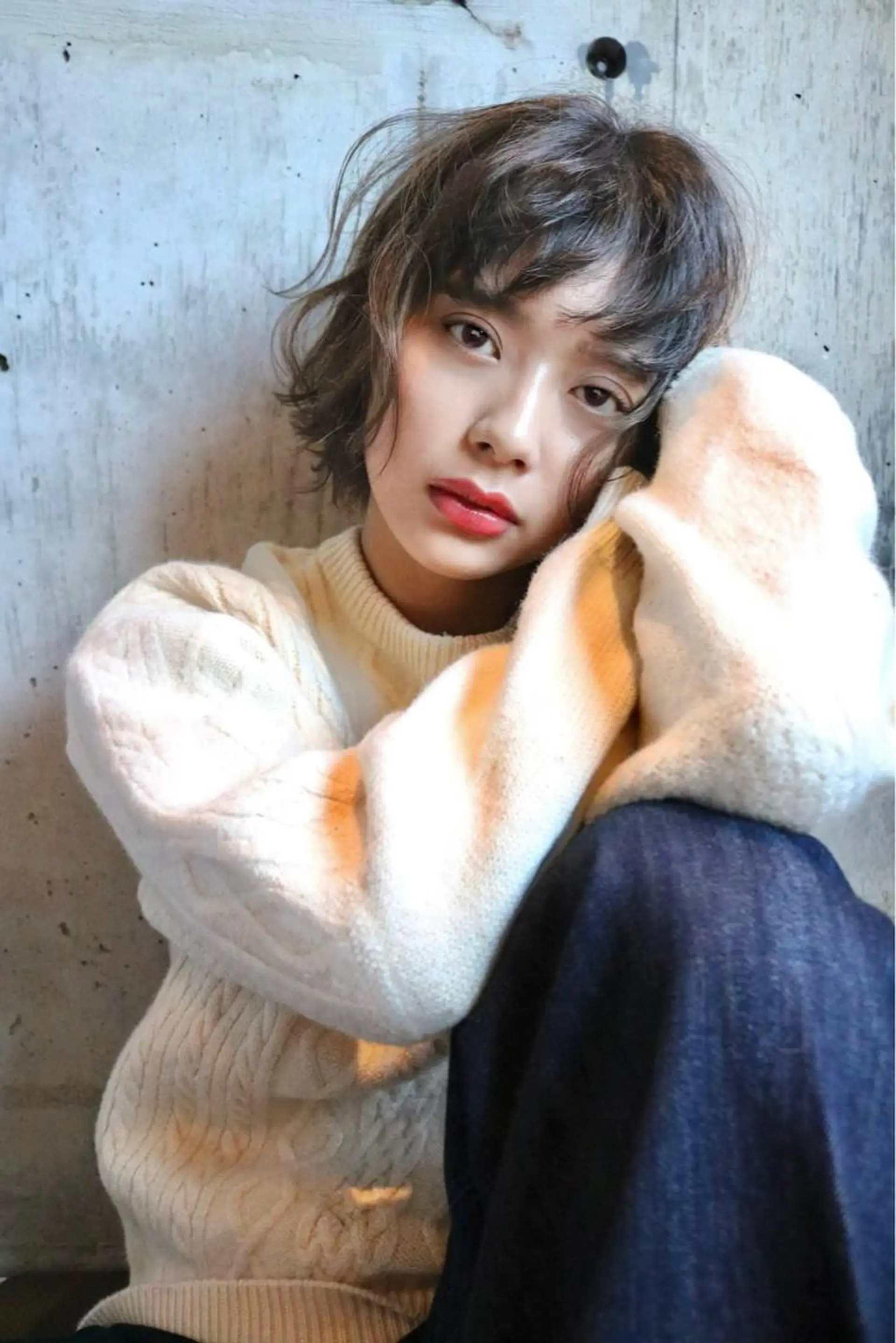 ミディアム カラー パーマ カット パーマ トリートメント 似合わせカラーパーマ 🌿kitin米川のヘアスタイル